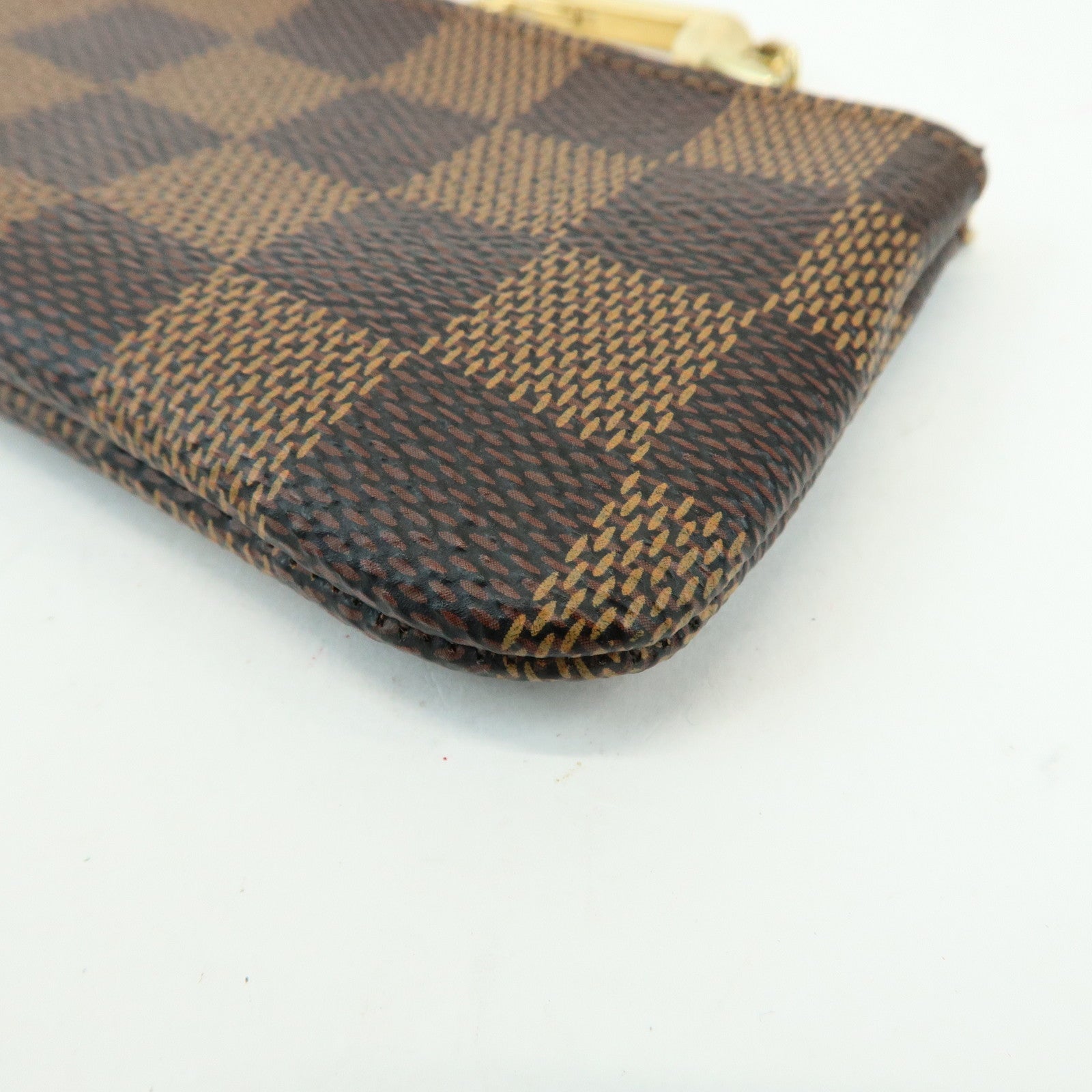 Louis Vuitton Damier Canvas Pochette Cles Damier Ebene N62658