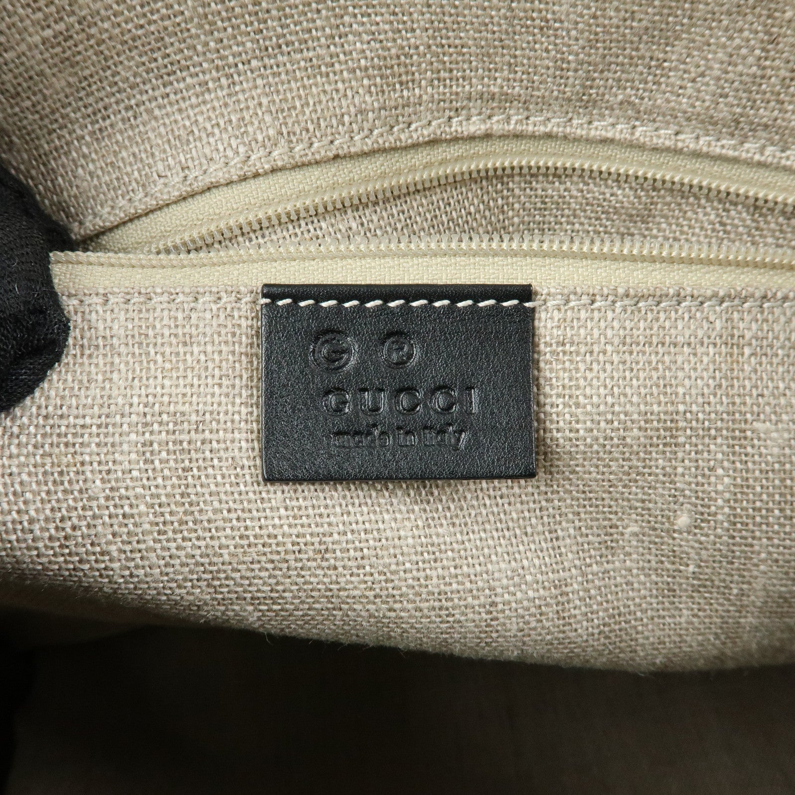 GUCCI Microguccissima Leather 2Way Boston Bag Black 449646