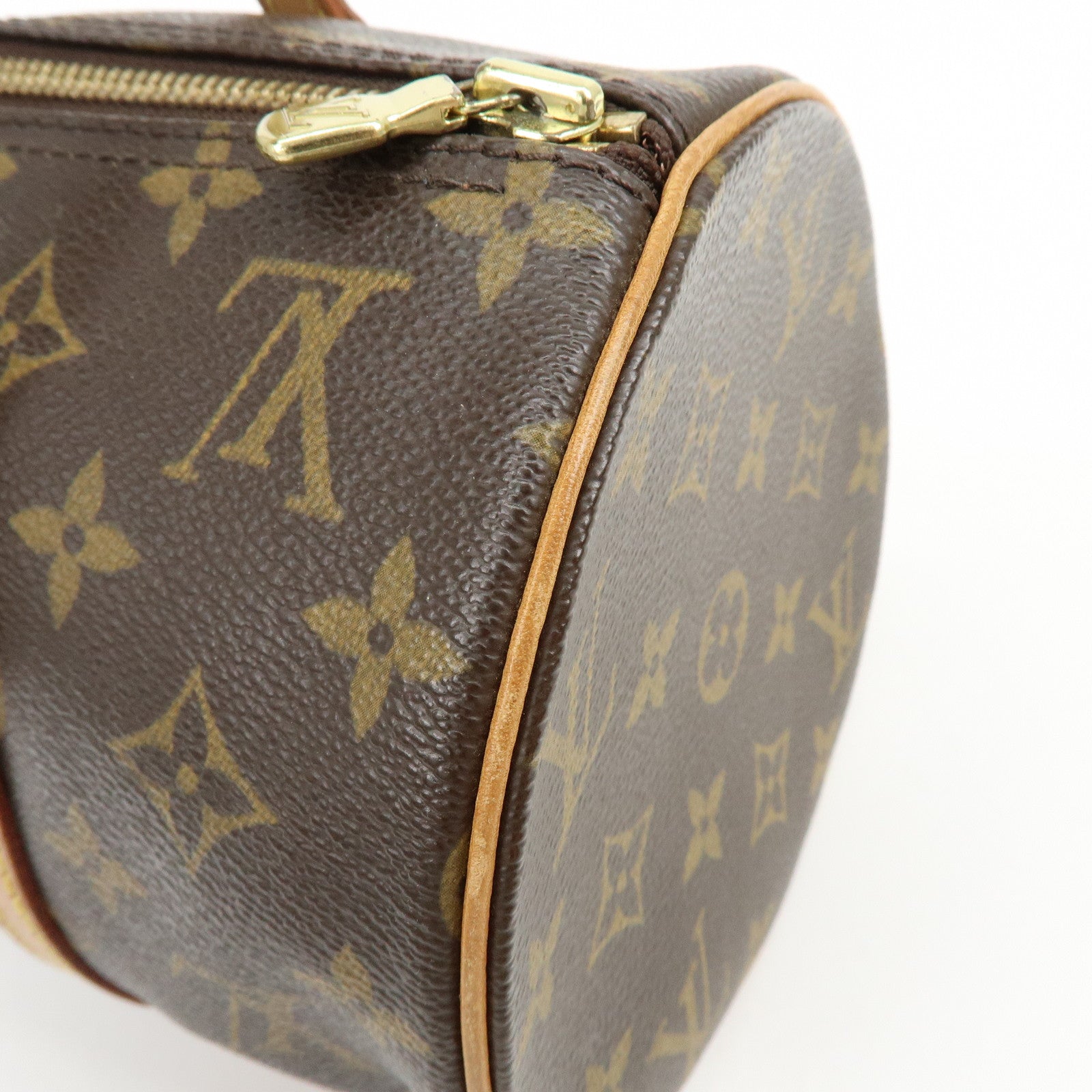 Louis Vuitton Monogram Papillon 30 Hand Bag Brown M51385
