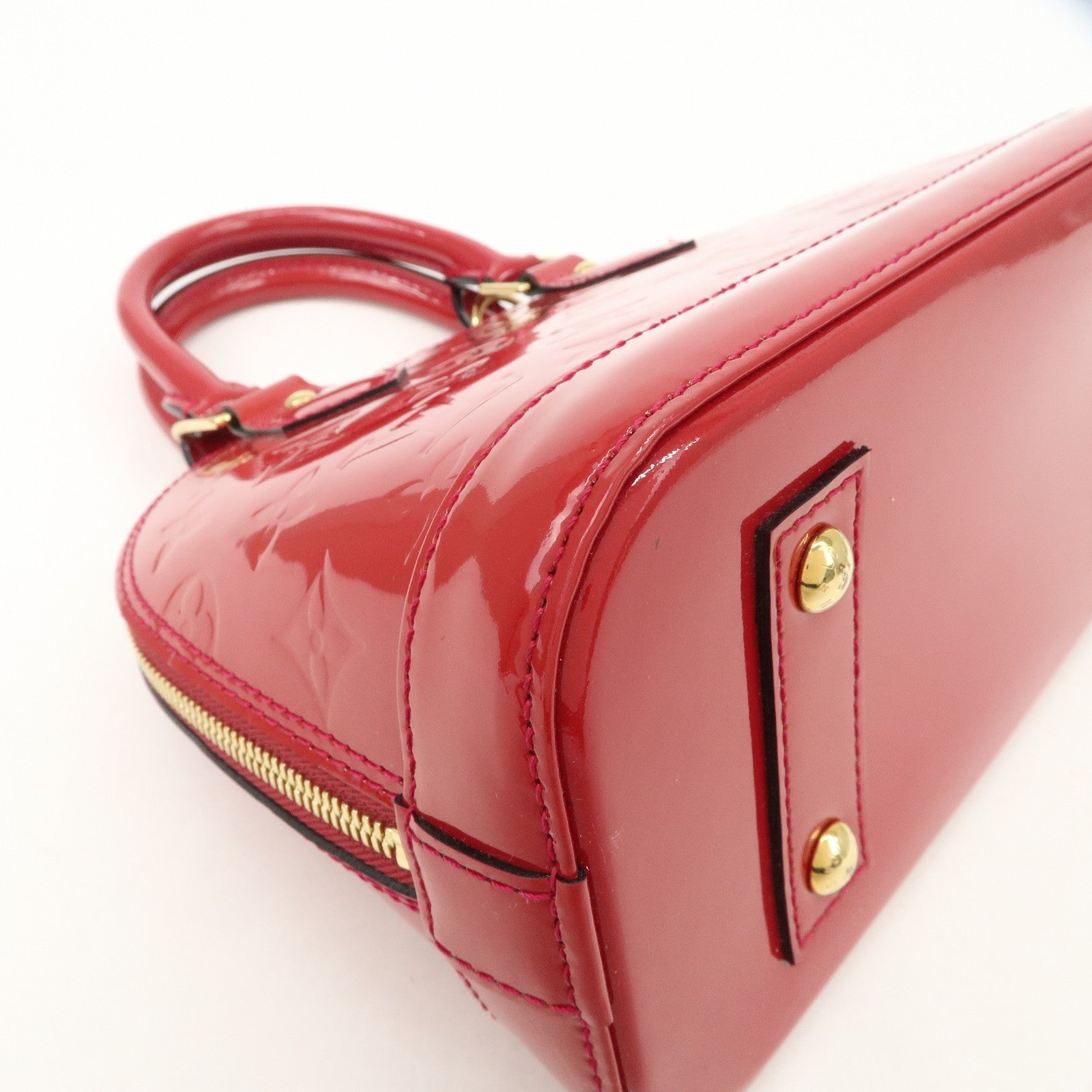 Louis Vuitton Monogram Vernis Leather Alma BB 2Way Shoulder Bag Used