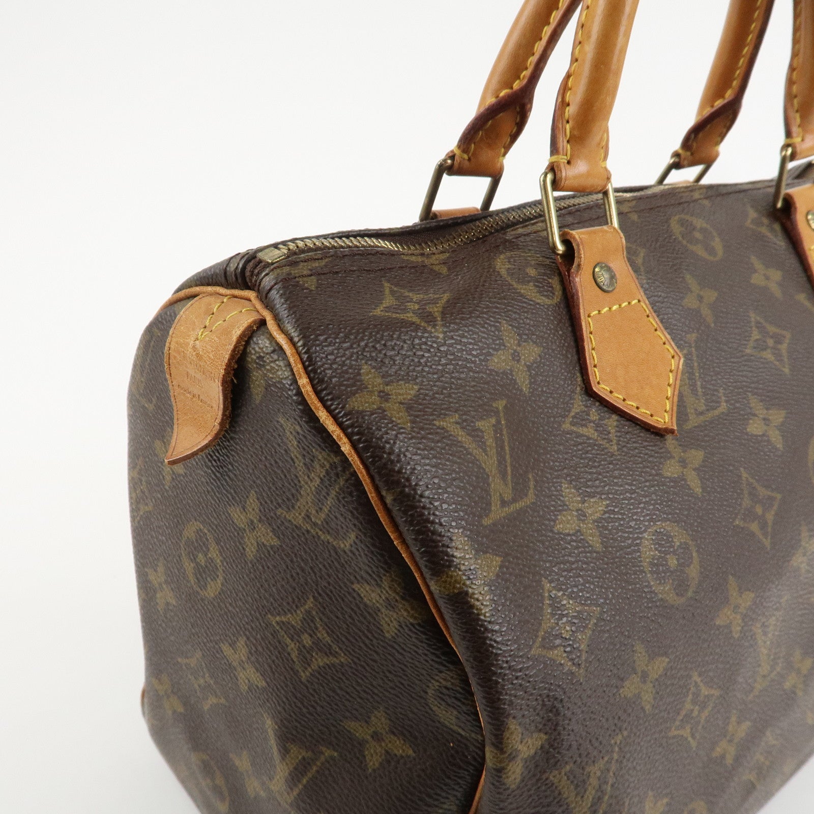 Louis Vuitton Monogram Speedy 30 Hand Bag Boston Bag M41108 Used