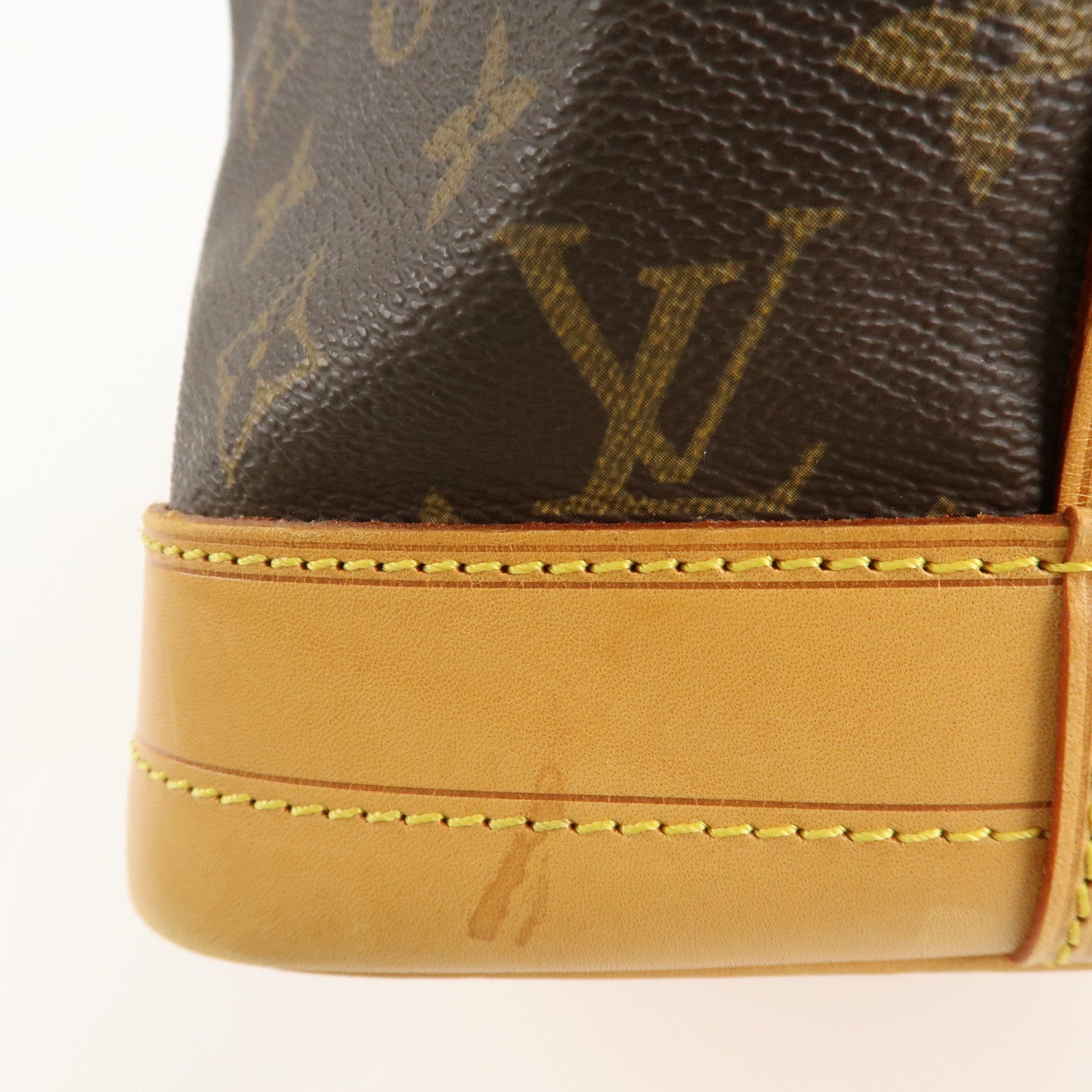 Louis Vuitton Monogram Noe Shoulder Bag Hand Bag Brown M42224 Used