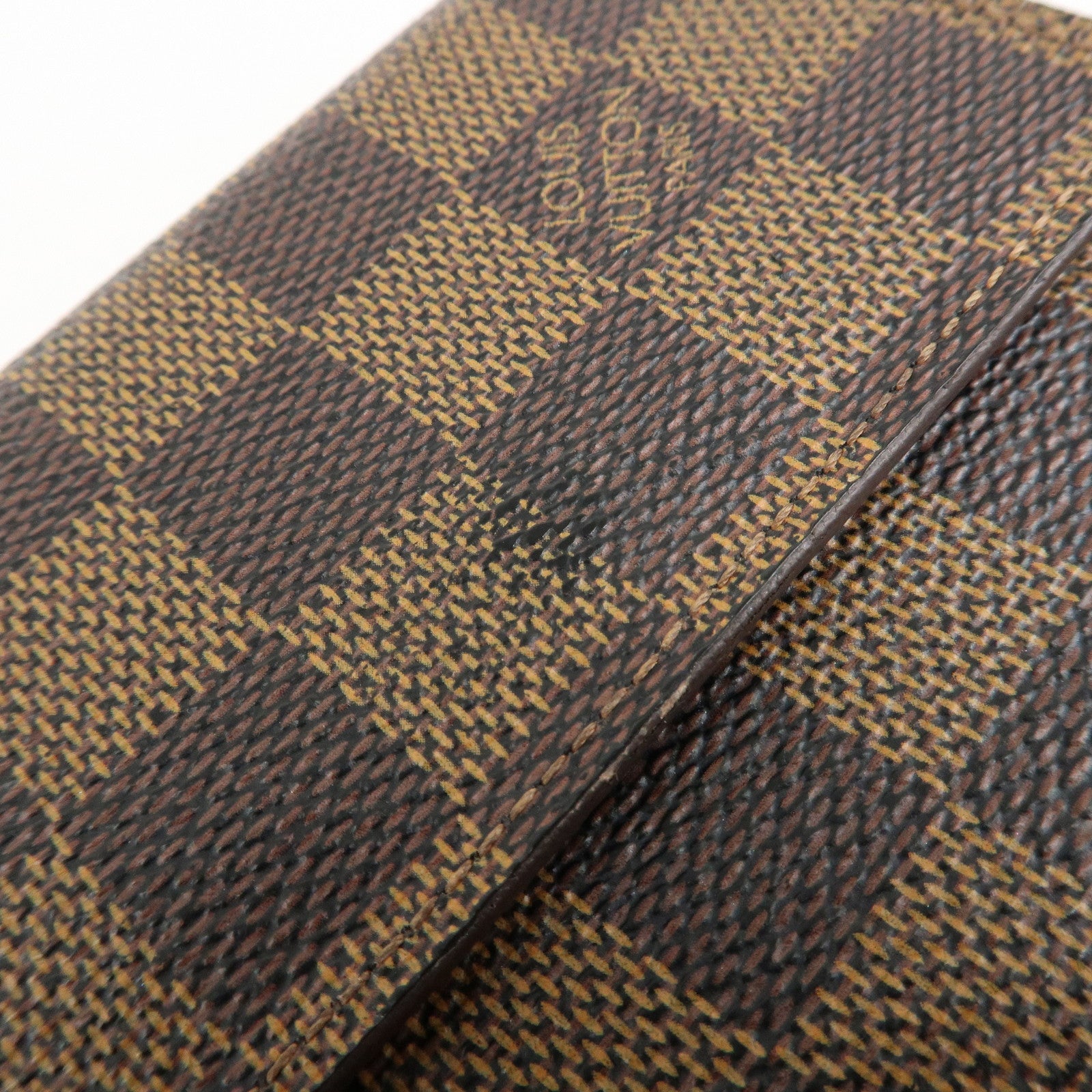 Louis Vuitton Damier Ebene Portefeuille Elise Wallet N61654 Used