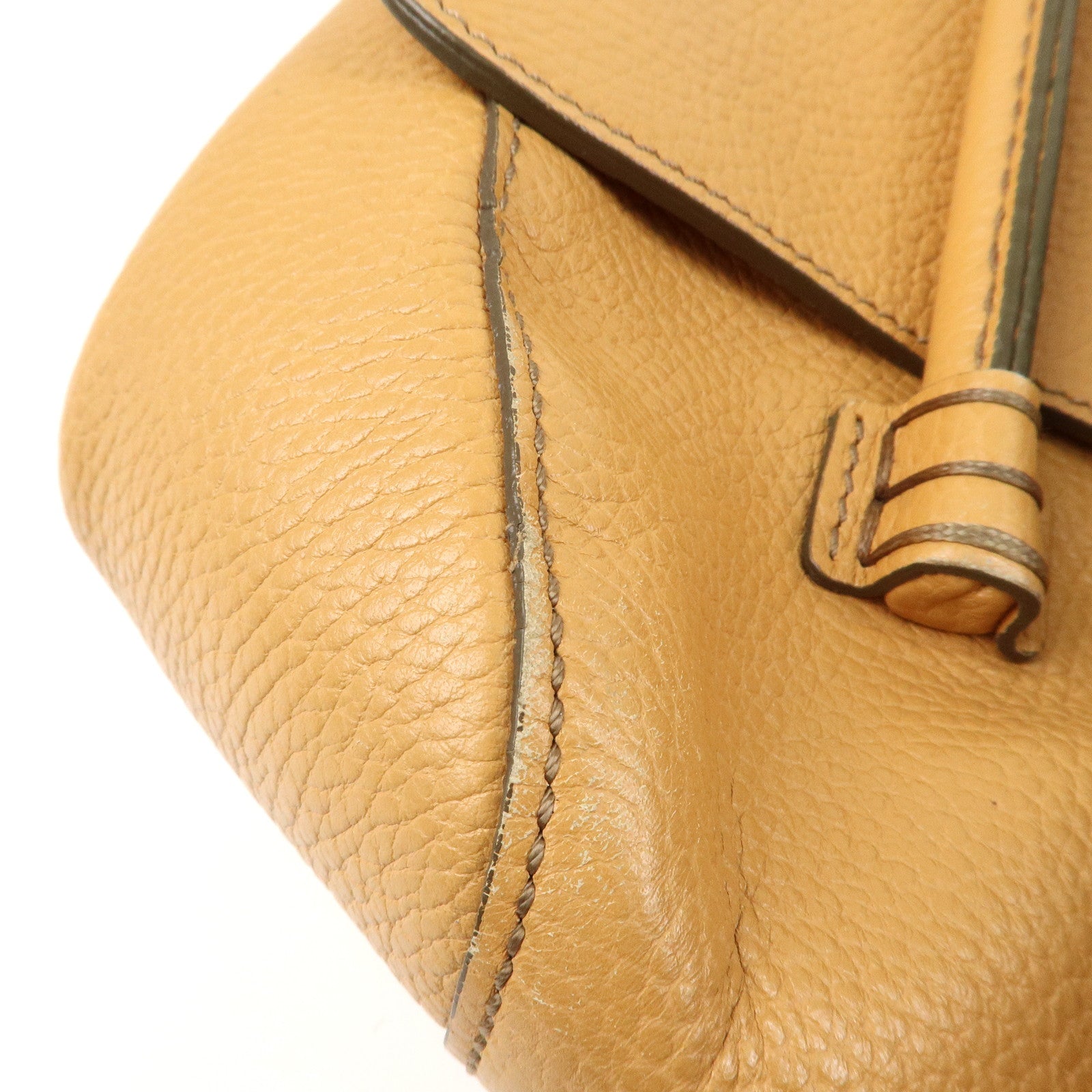 TOD’S Leather One-shoulder Bag Shoulder Bag Hand Bag Brown Used