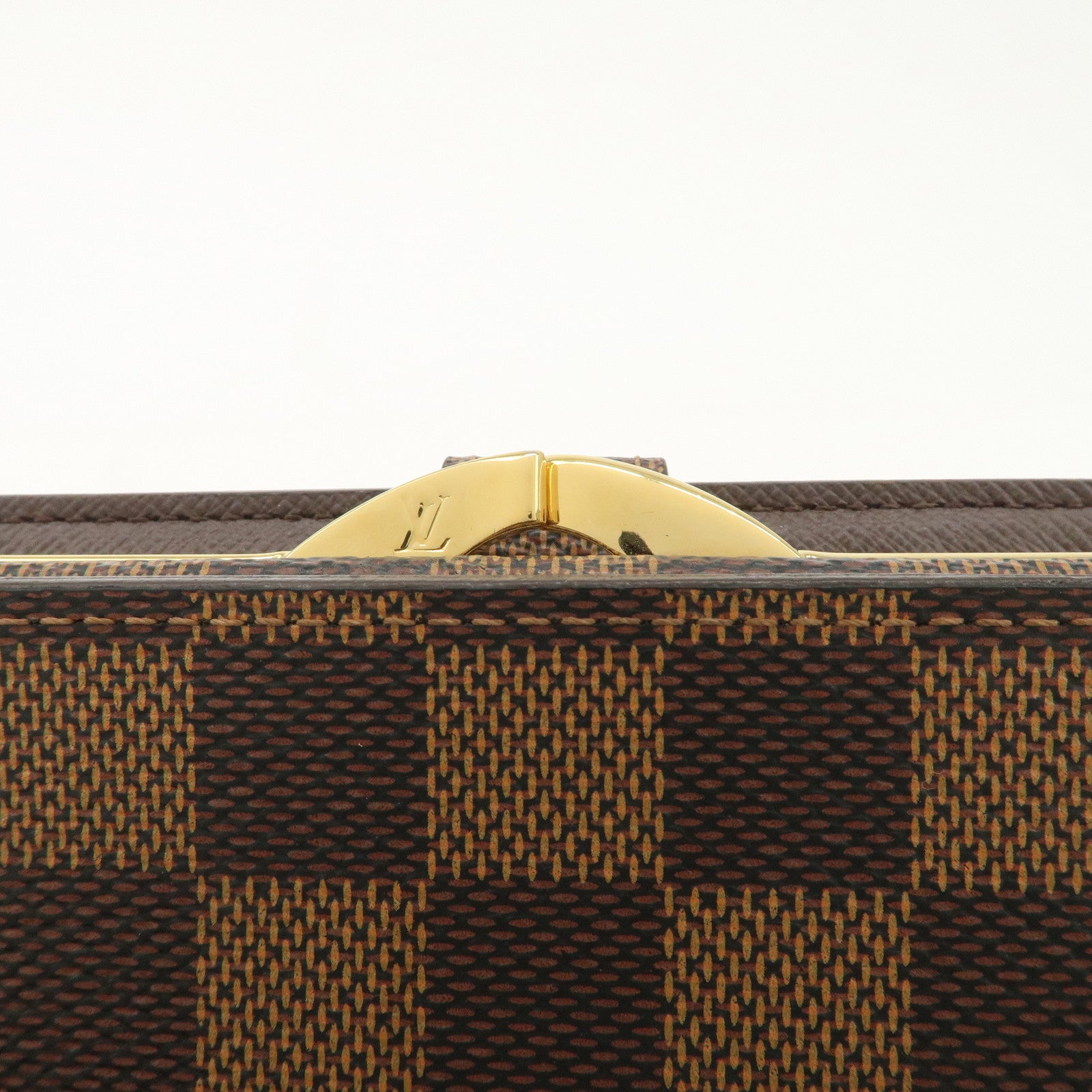 Louis Vuitton Damier Portefeuille Viennois Wallet N61674 Used