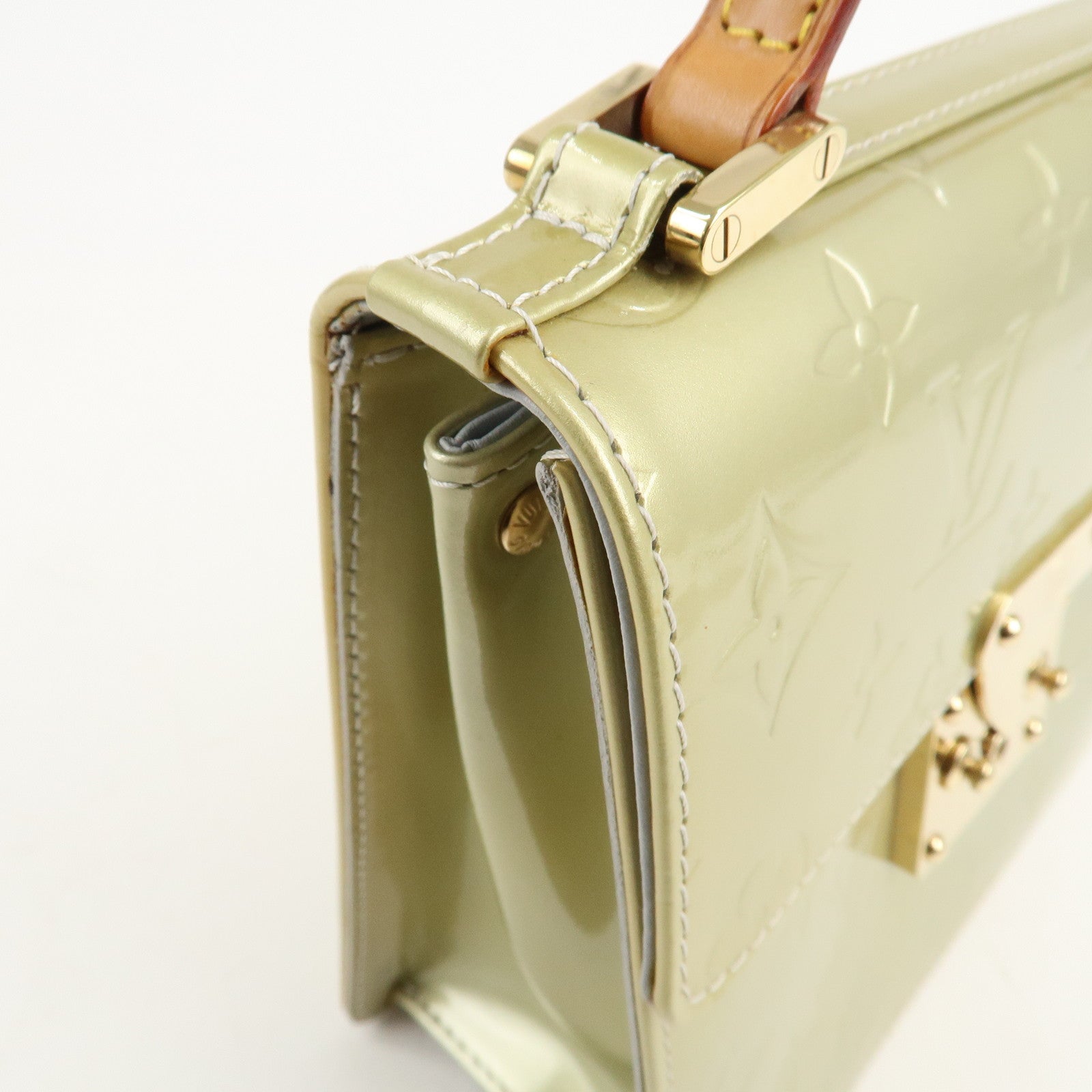 Louis Vuitton Monogram Vernis Spring Street Hand Bag M91029 Used