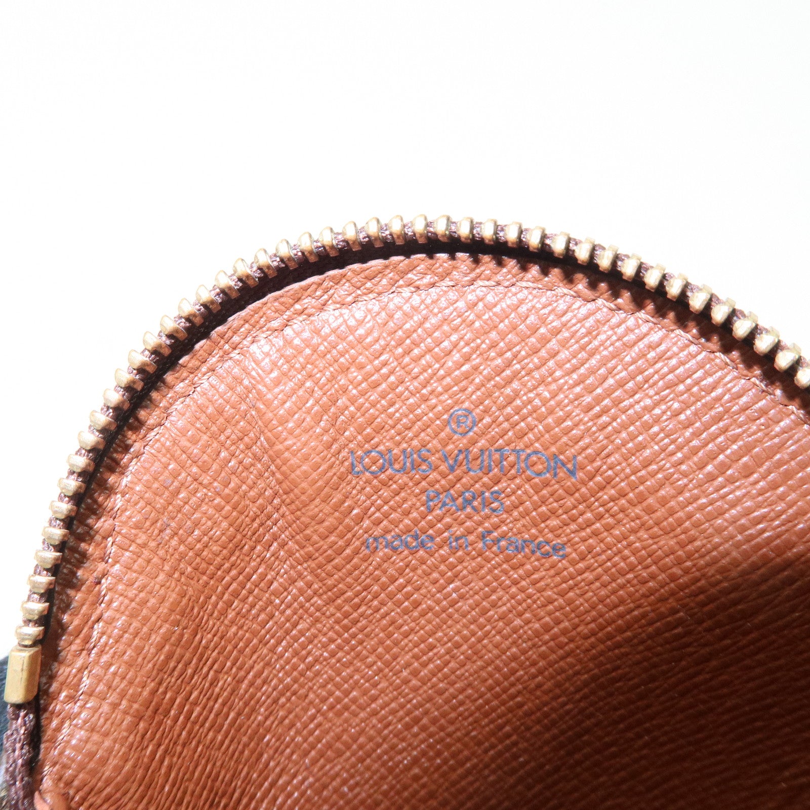 Louis Vuitton Monogram Porte Monnaie Rond Coin Case M61926 Used