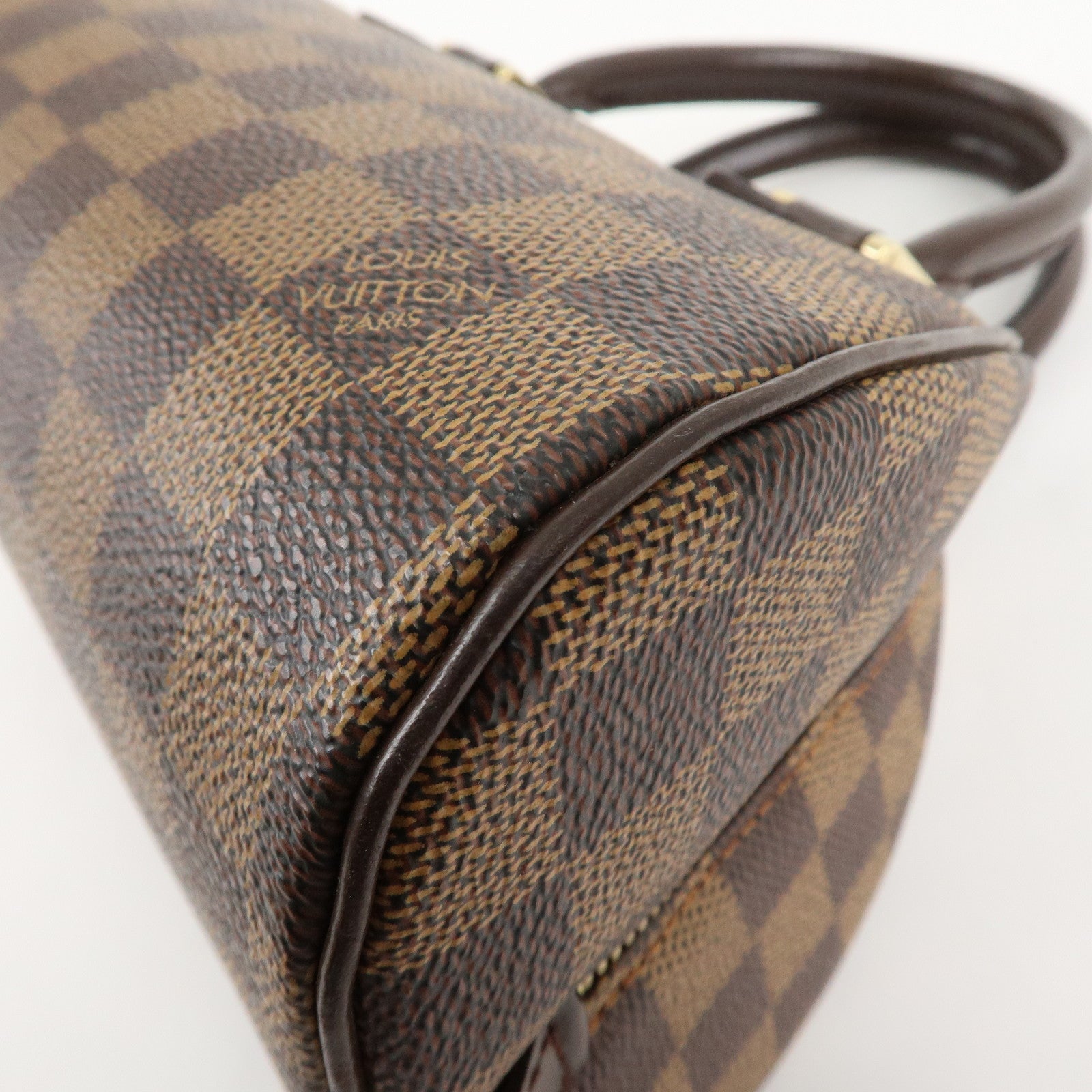 Louis Vuitton Damier Rivera Mini Hand Bag N41436 Brown Used