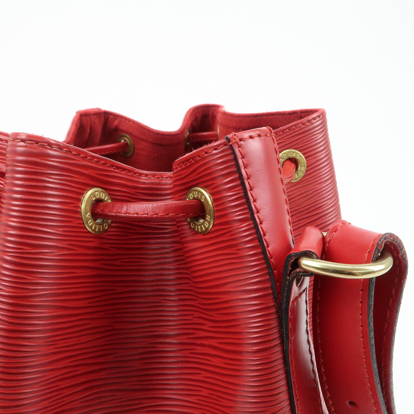 Louis Vuitton Epi Petit Noe Shoulder Bag Castilian Red M59017 Used