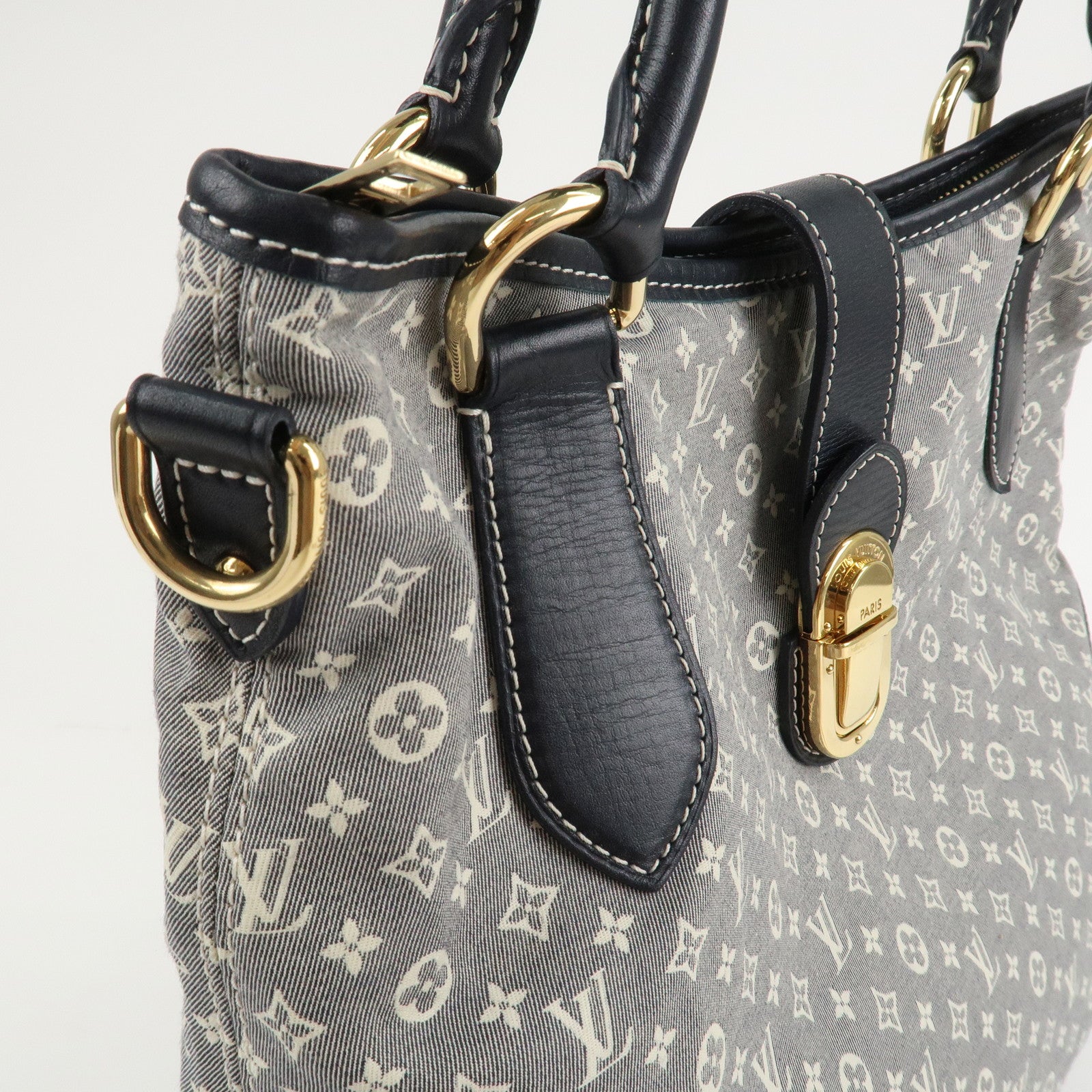 Louis Vuitton Monogram Idylle Elegie Tote Bag Encre Blue M56697 Used