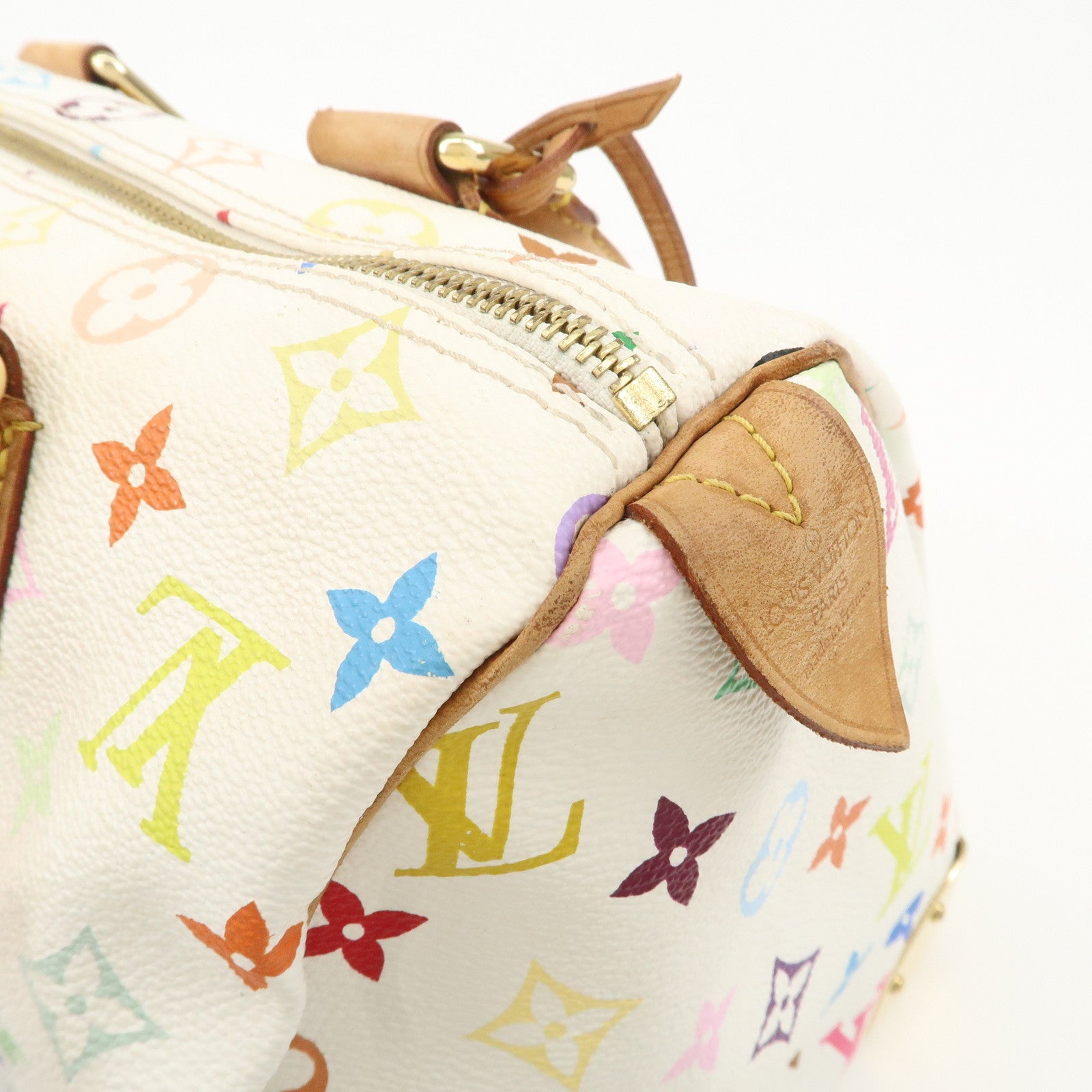 Louis Vuitton Monogram Multicolor Speedy 30 Hand Bag M92643 Used