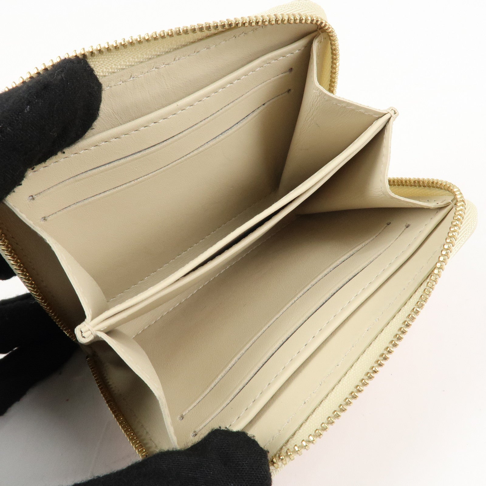 Louis Vuitton Monogram Vernis Leopard Zippy Coin Purse M91484 Used