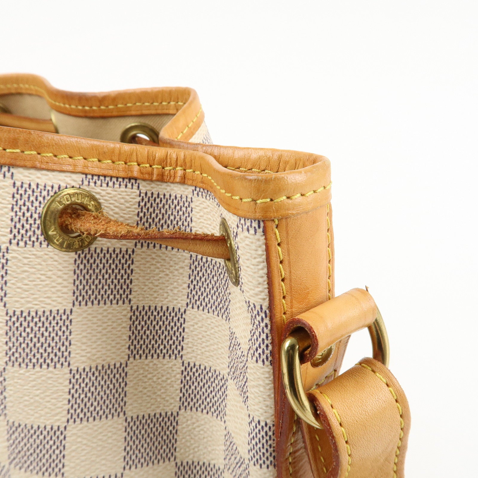Louis Vuitton Damier Azur Noe BB Shoulder Bag N41220 Used