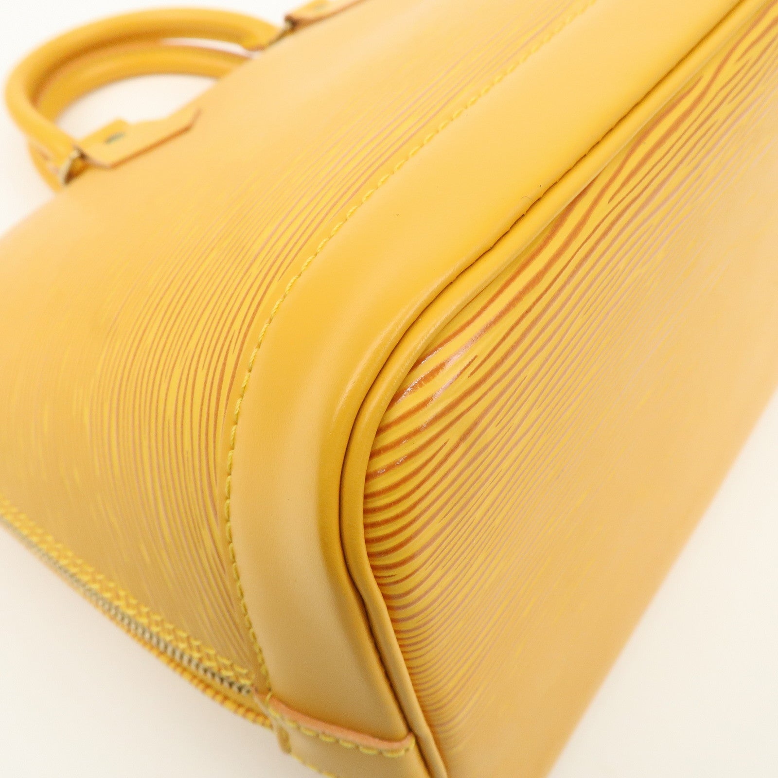 Louis Vuitton Epi Alma PM Hand Bag Tassili Yellow M52149 Used