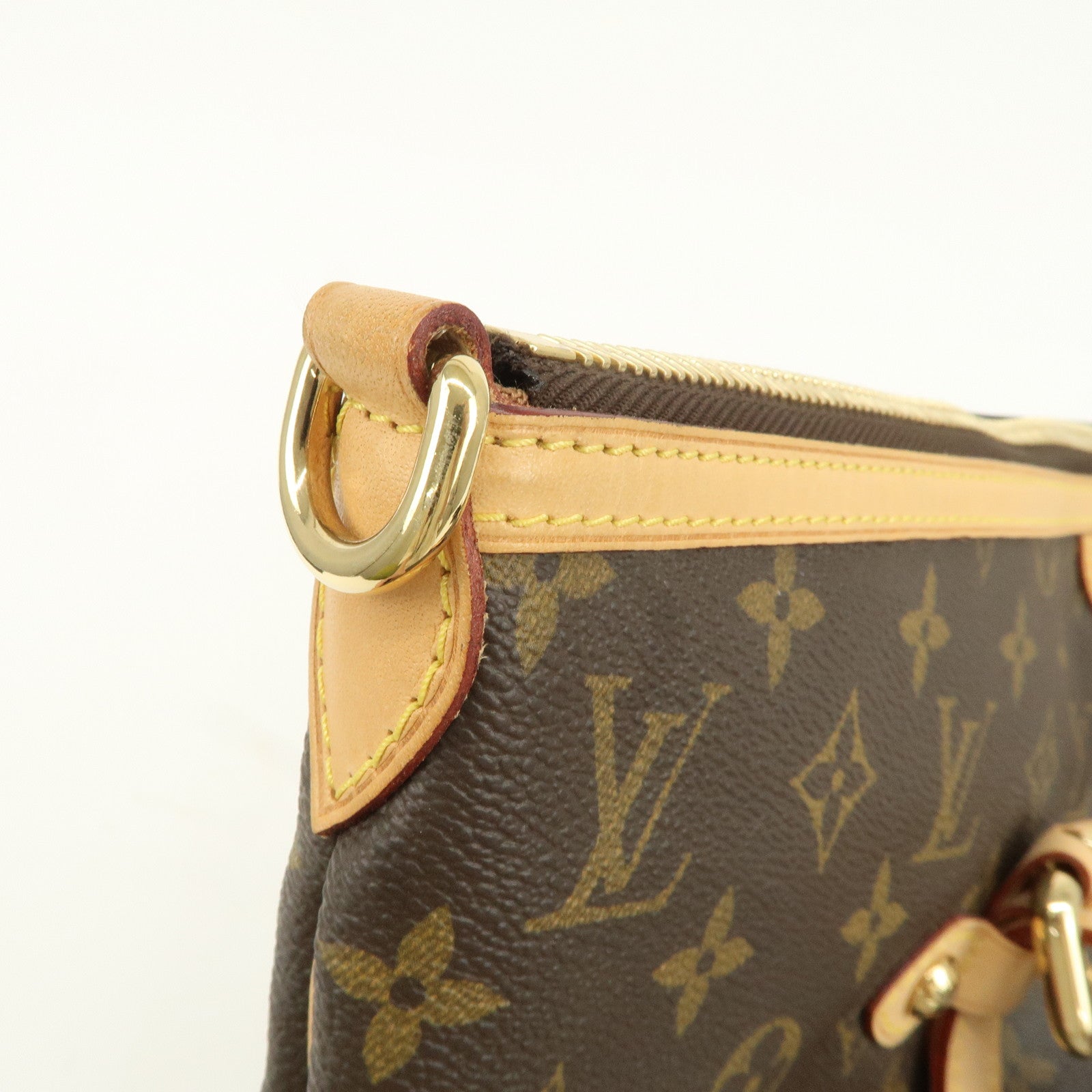 Louis Vuitton Monogram Palermo GM 2Way Hand Bag Brown M40146 Used