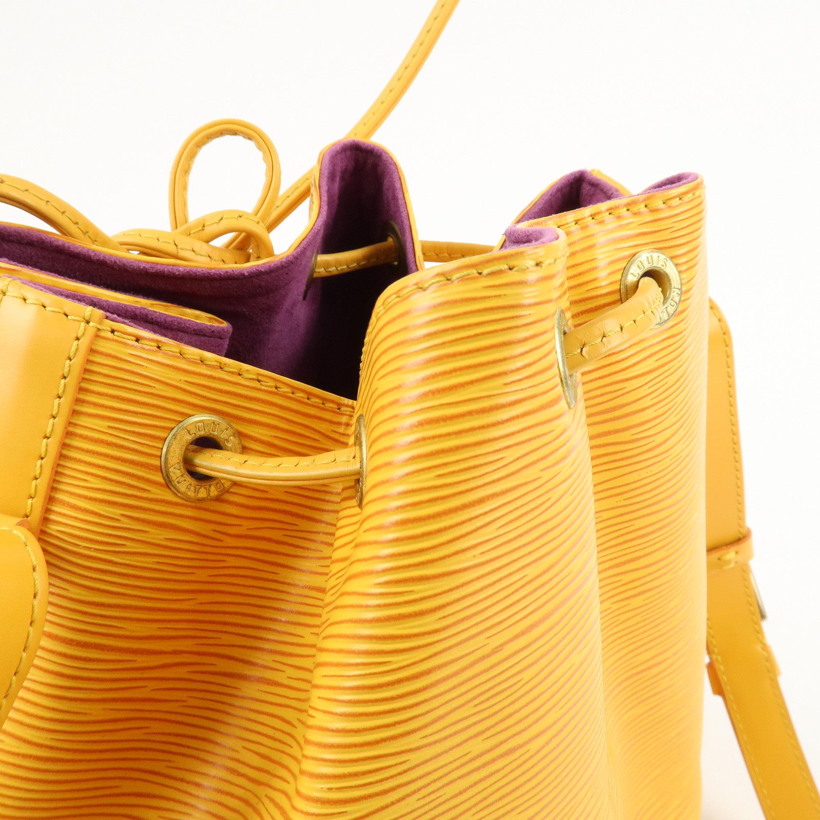 Louis Vuitton Epi Petit Noe Shoulder Bag Tassili Yellow M44109 Used