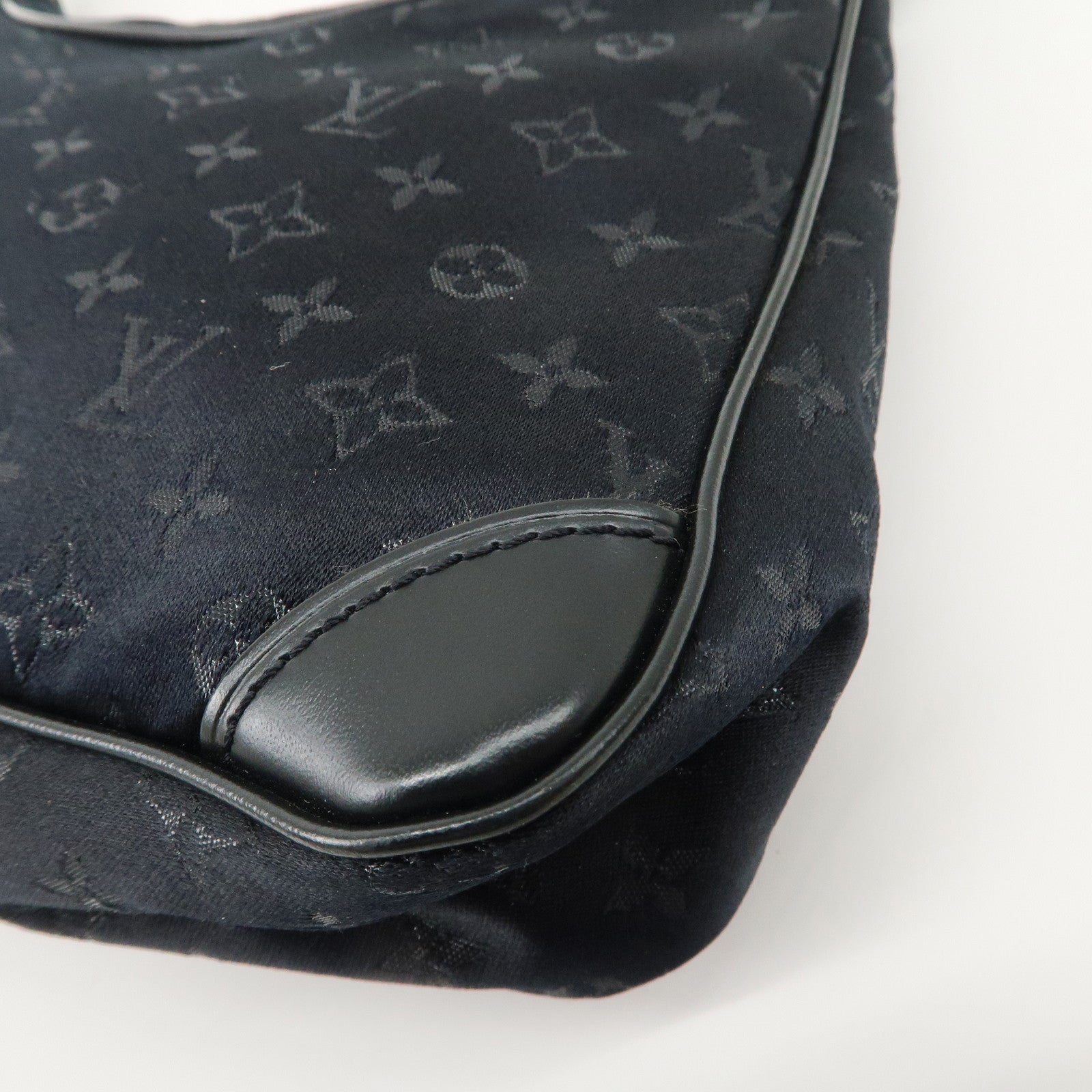 Louis Vuitton Monogram Satin Little Boulogne Hand Bag M92142 Used
