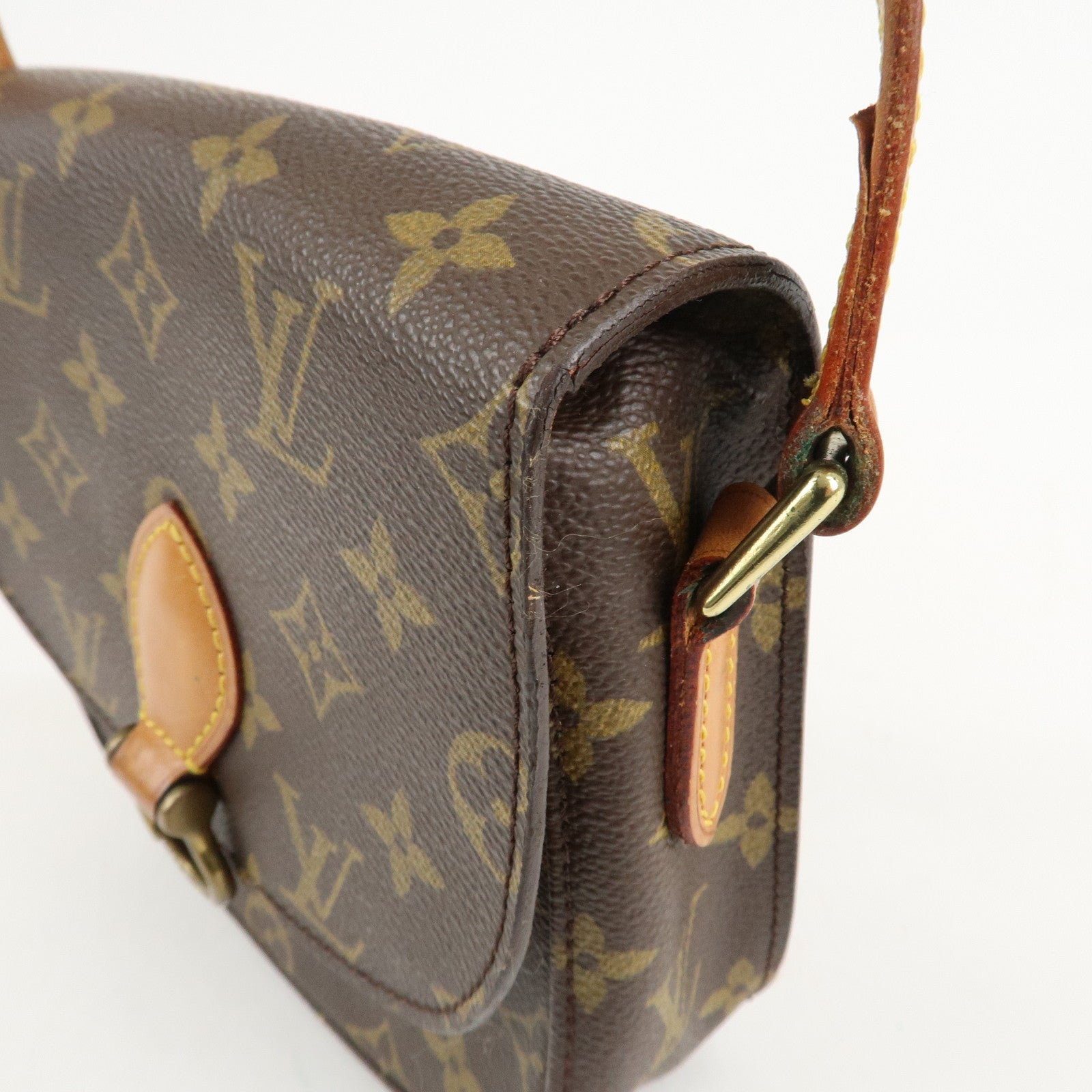 Louis Vuitton Monogram Mini Saint Cloud Shoulder Bag M51244 Used