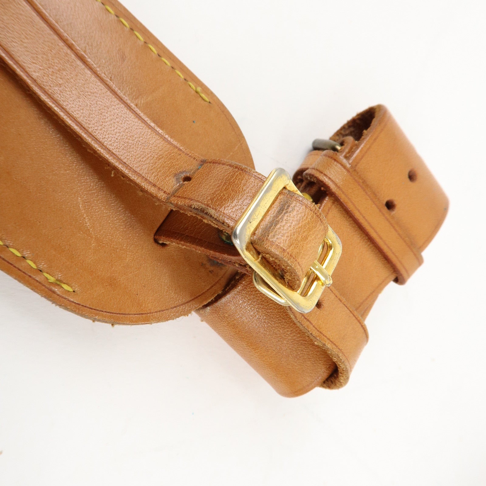 Louis Vuitton Set of 10 Leather Name Tag & Poignet Natural Used