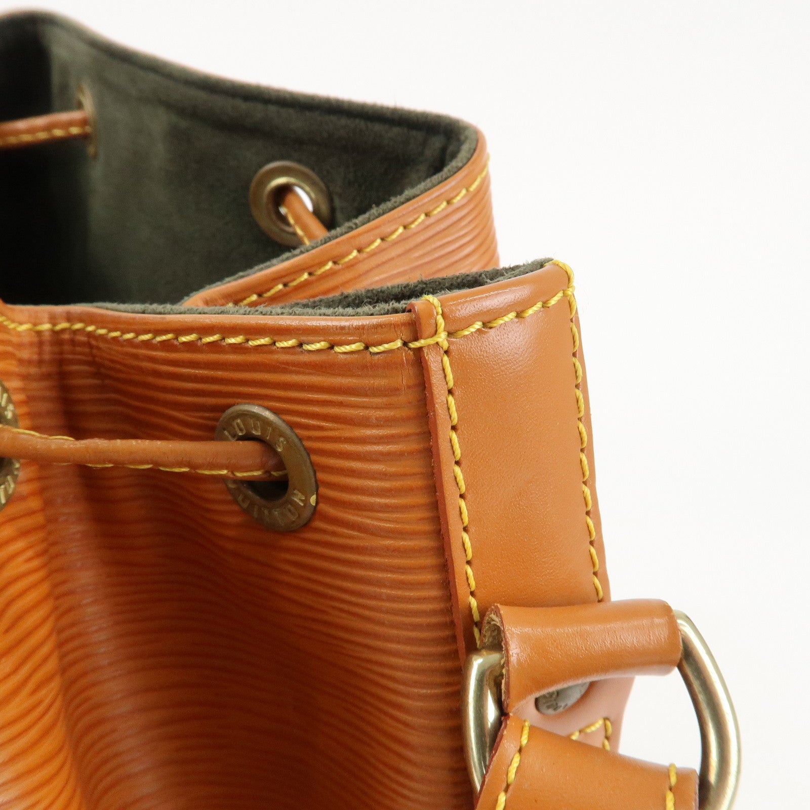 Louis Vuitton Epi Petit Noe Shoulder Bag Zipang Gold M44108 Used