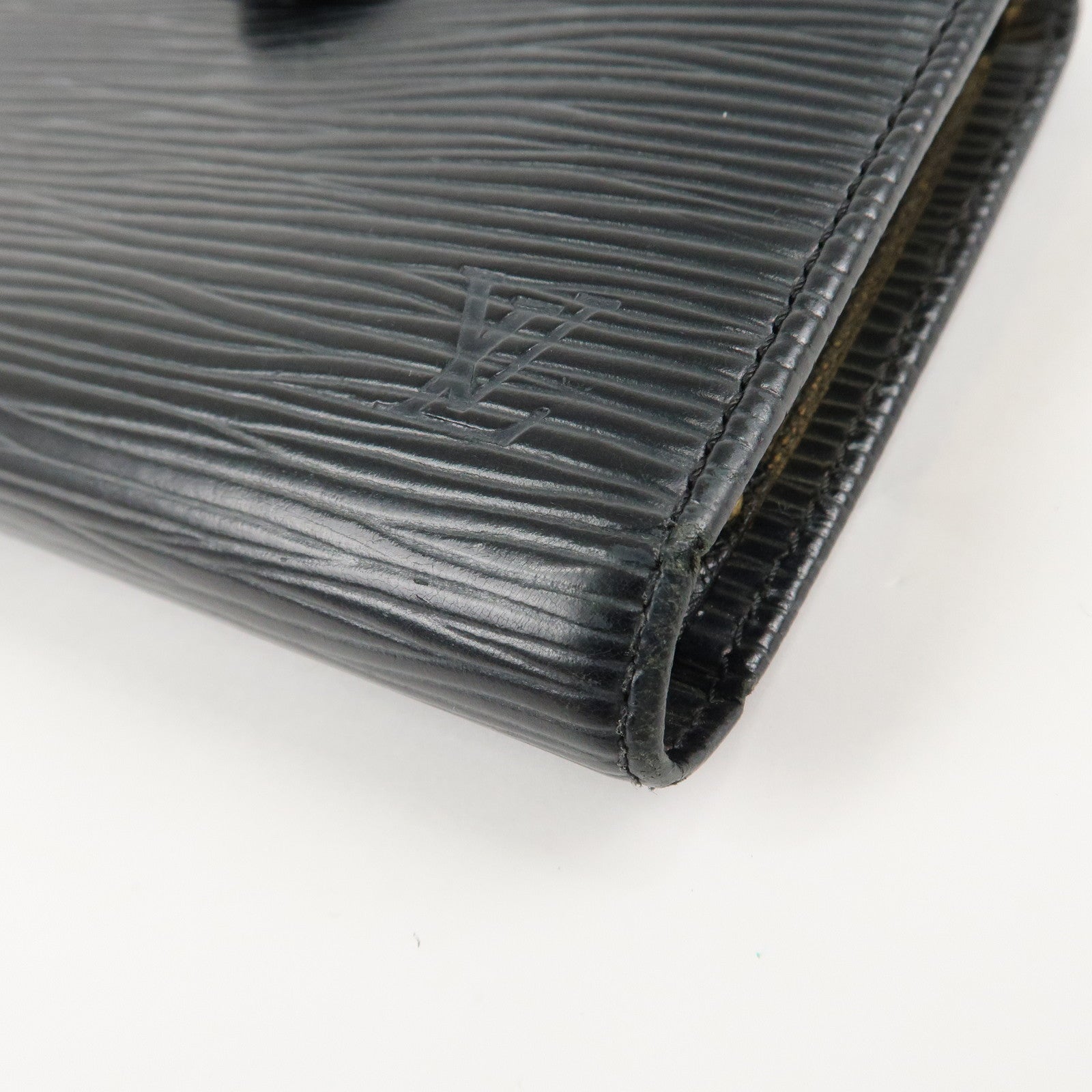 Louis Vuitton Epi Set of 2 Bi-fold Wallet Noir M63642 M63552 Used