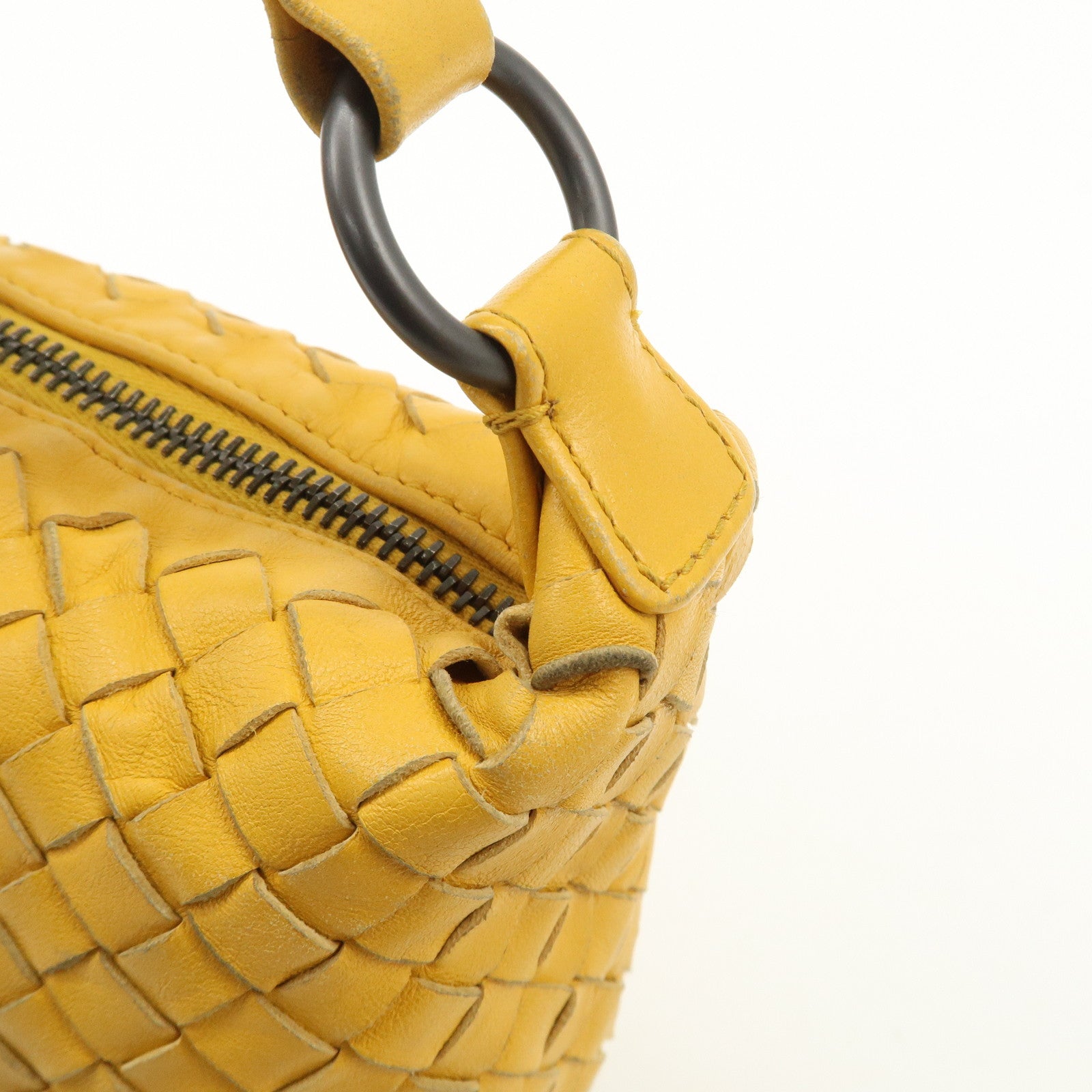 BOTTEGA VENETA Intrecciato Leather One-Shoulder Bag 239988 Used