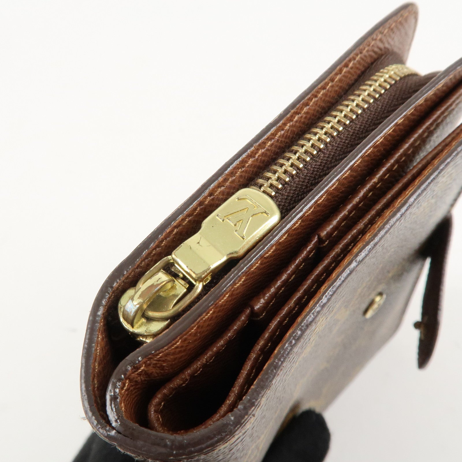 Louis Vuitton Monogram Porte Papier Zip Bi-fold Wallet M61207 Used