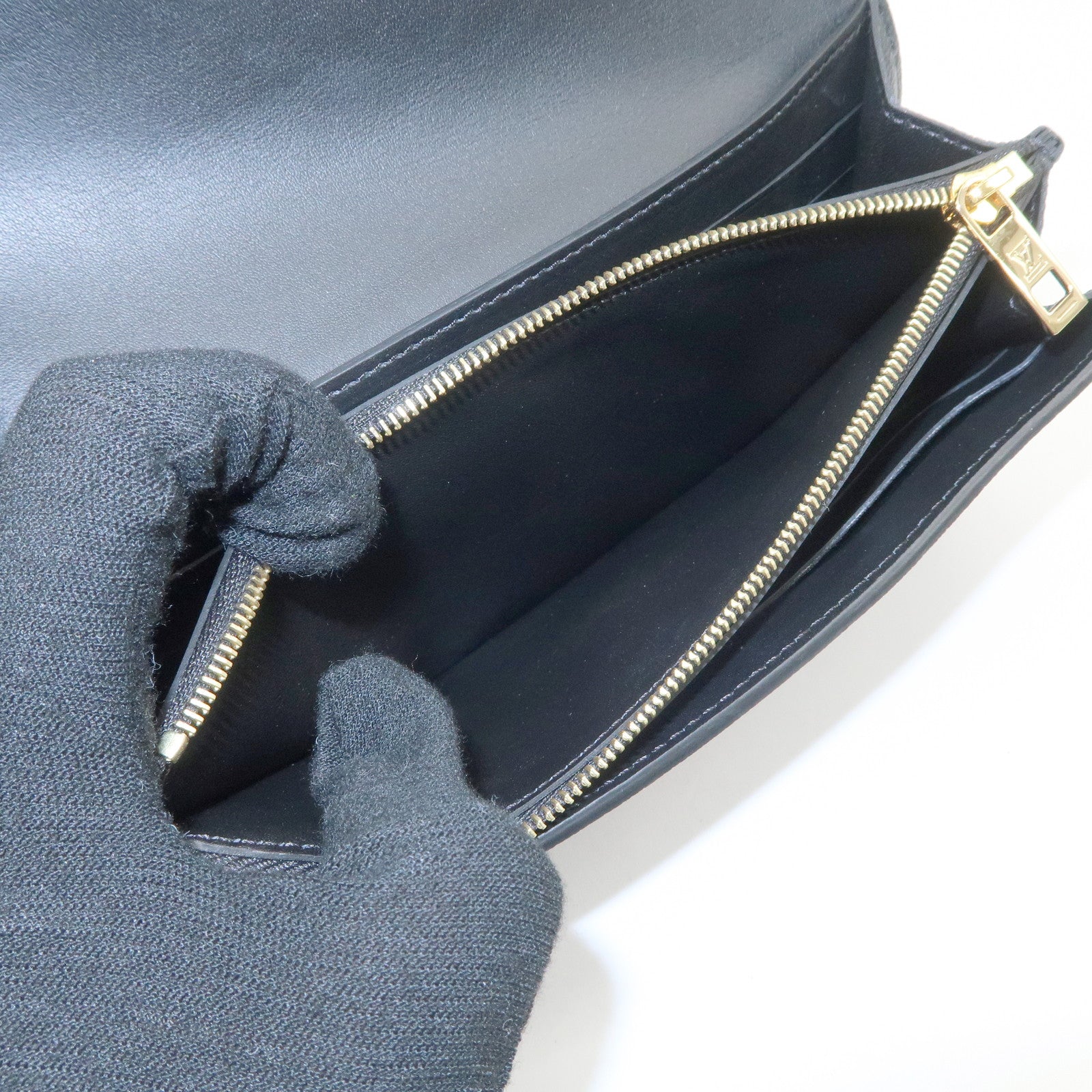 Louis Vuitton Monogram Portefeuille Very Wallet Noir M62059 Used