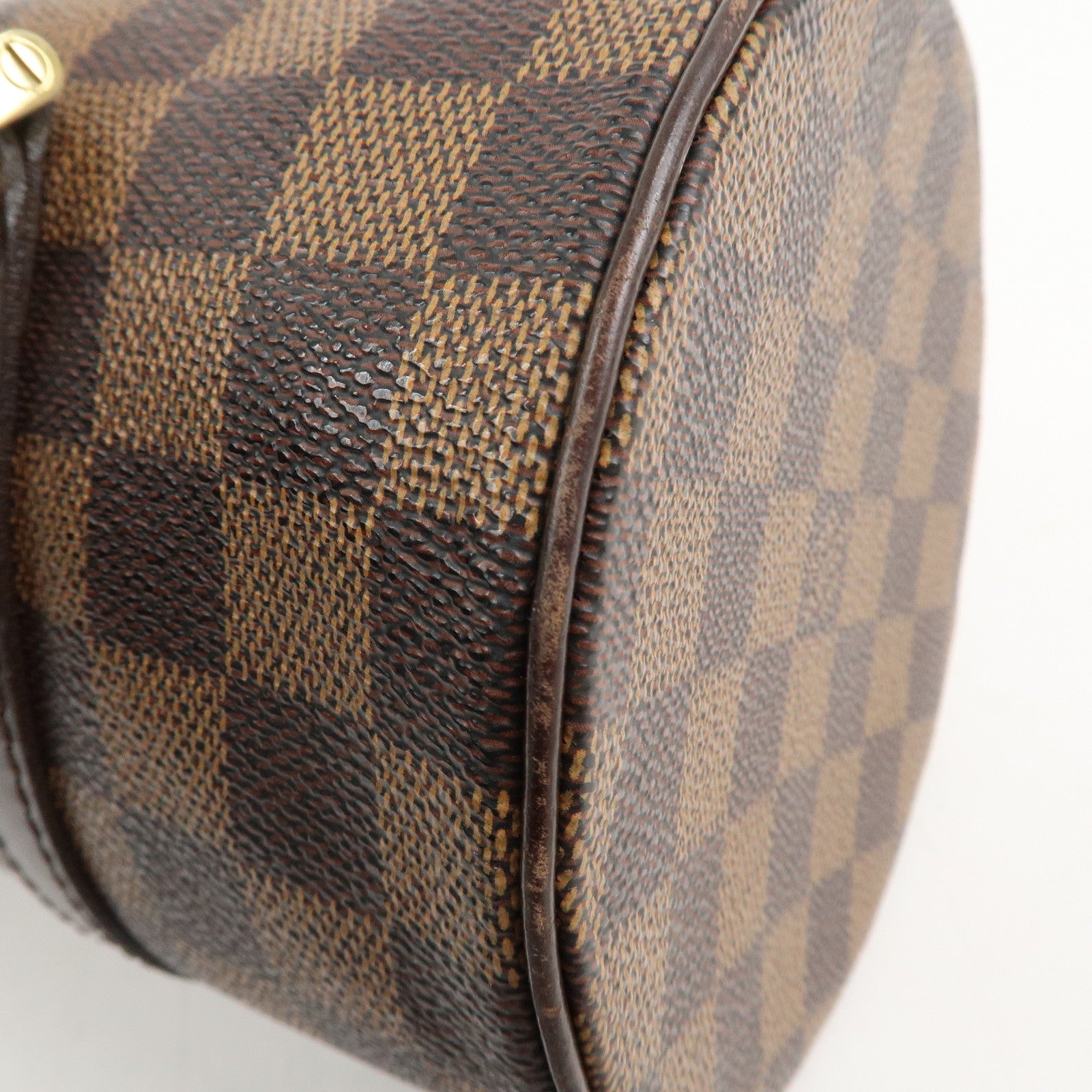 Louis Vuitton Damier Ebene Papillon 26 Hand Bag Brown N51304 Used