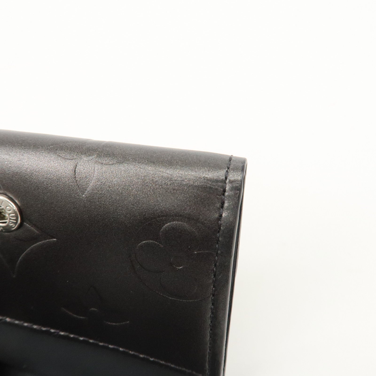 Louis Vuitton Monogram Matte Ludlow Coin Case Noir M65122 Used