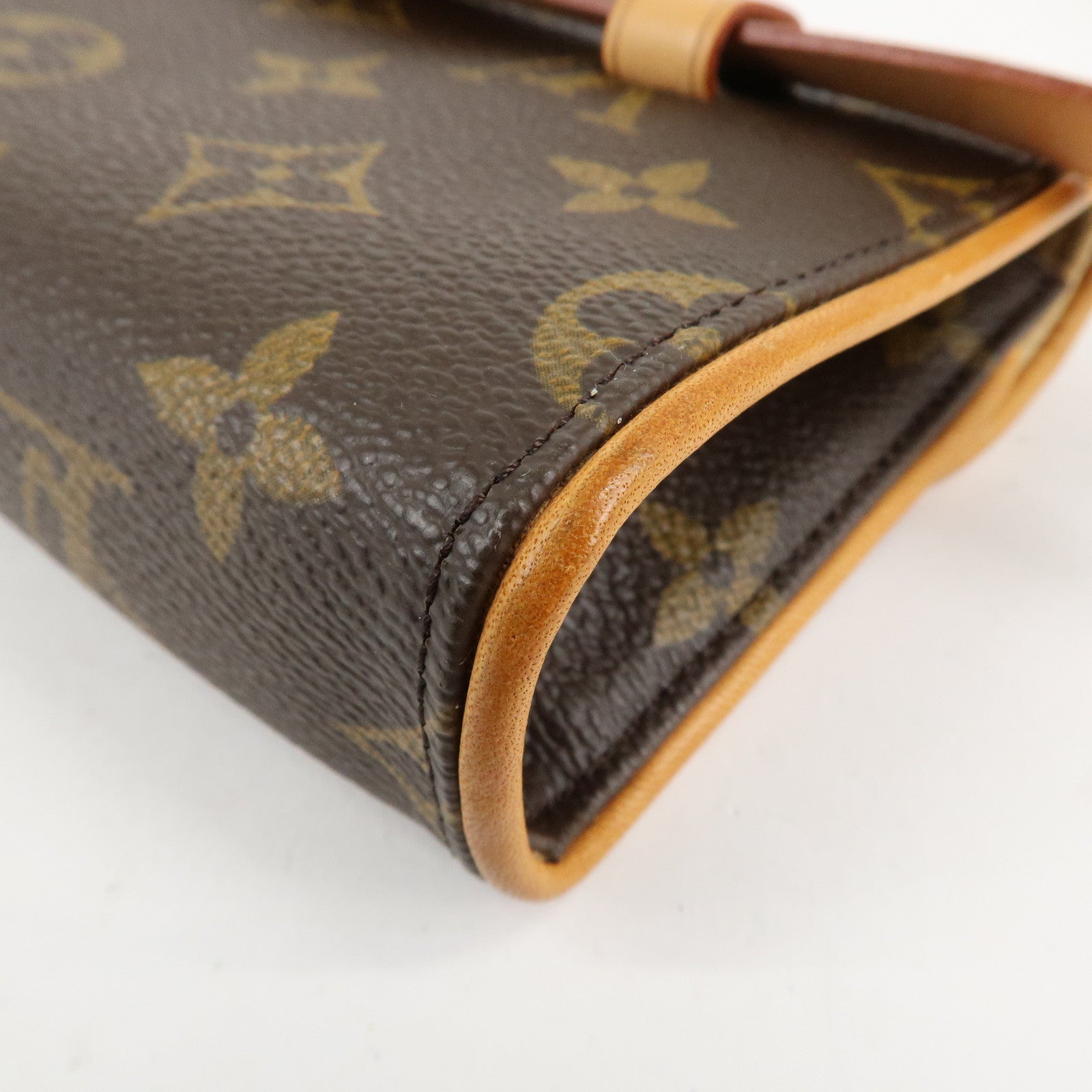 Louis Vuitton Monogram Pochette Florentine Waist Bag Belt XS Used