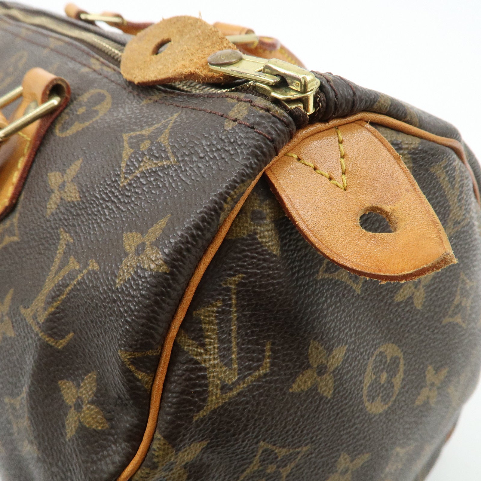 Louis Vuitton Monogram Speedy 30 Hand Bag Boston Bag M41526 Used