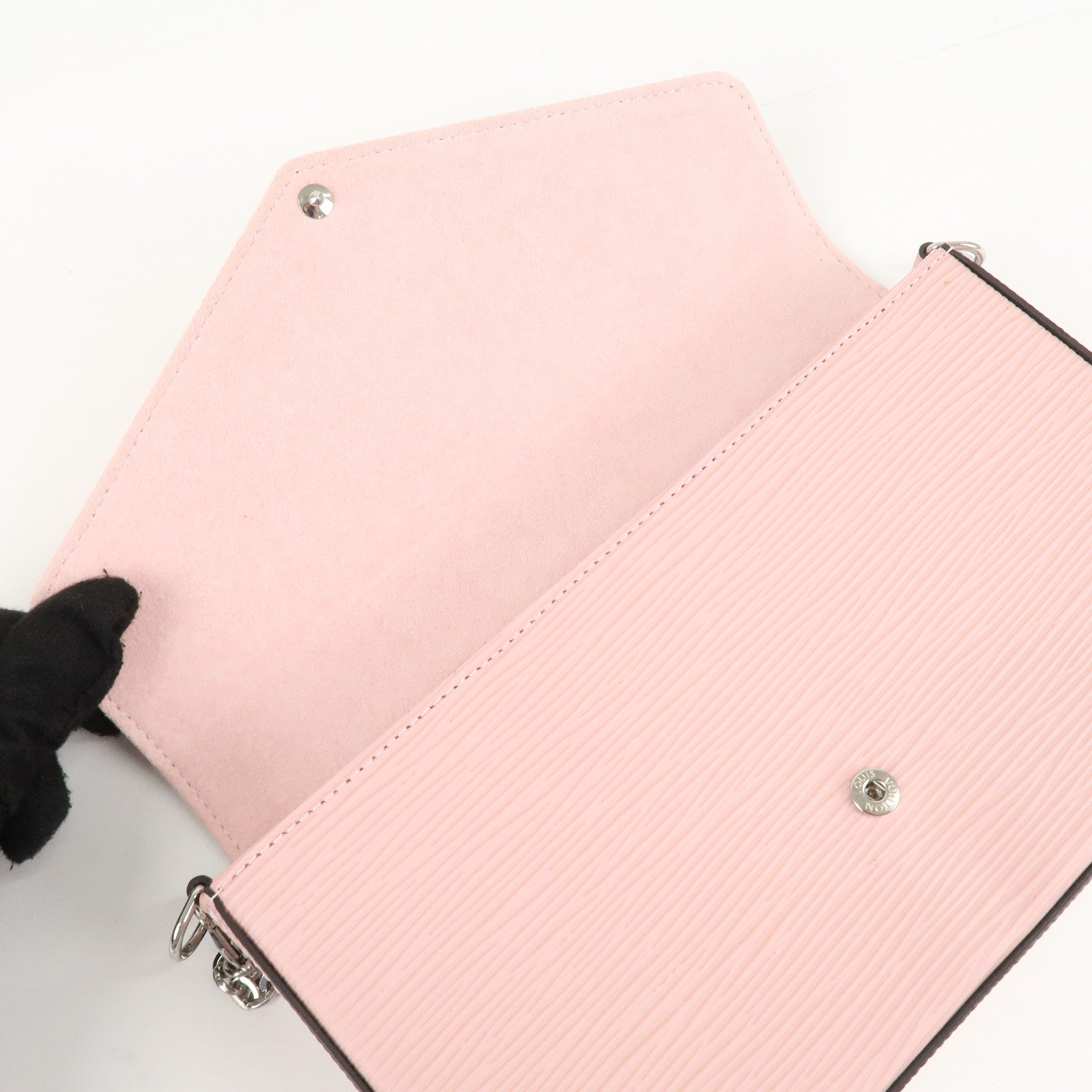 Louis Vuitton Epi Pochette Felicie Shoulder Bag Rose M62467 Used