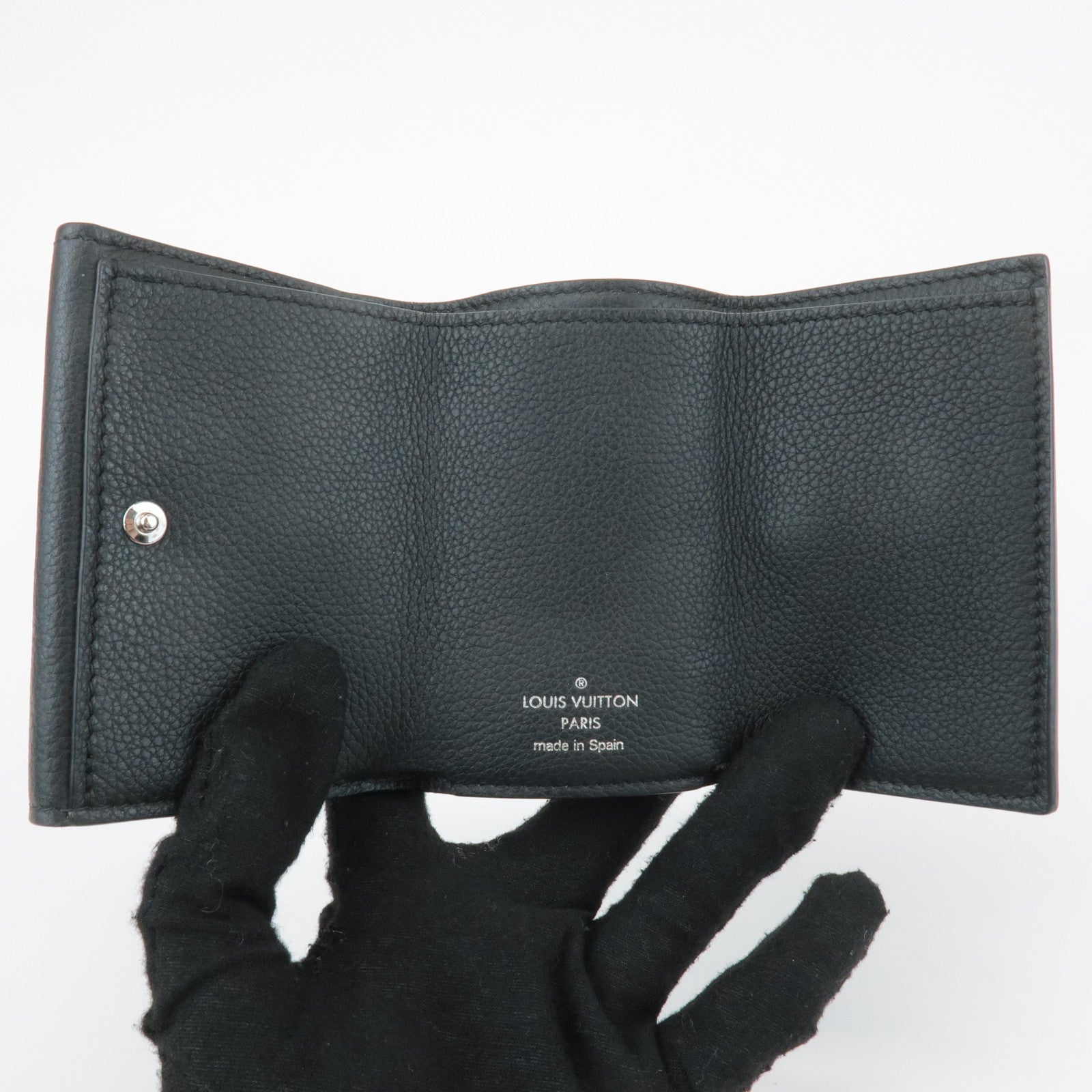 Louis Vuitton Lock Me Portefeuille Lock Mini Wallet Noir M63921 Used