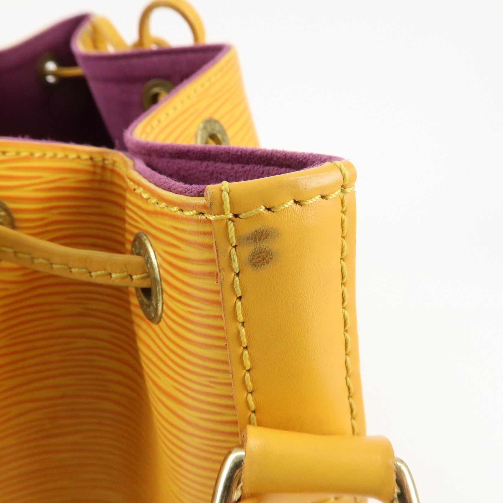 Louis Vuitton Epi Petit Noe Shoulder Bag Tassili Yellow M44109 Used