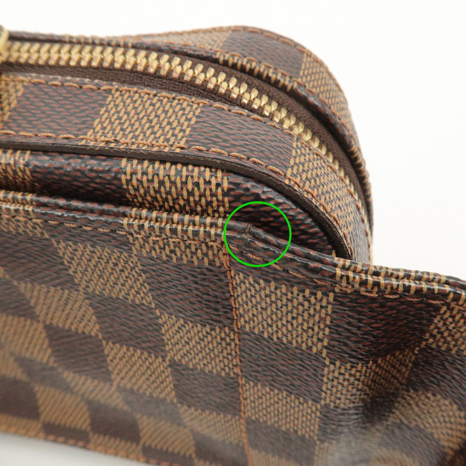 Louis Vuitton Damier Ebene Geronimos Body Bag Waist Bag N51994 Used