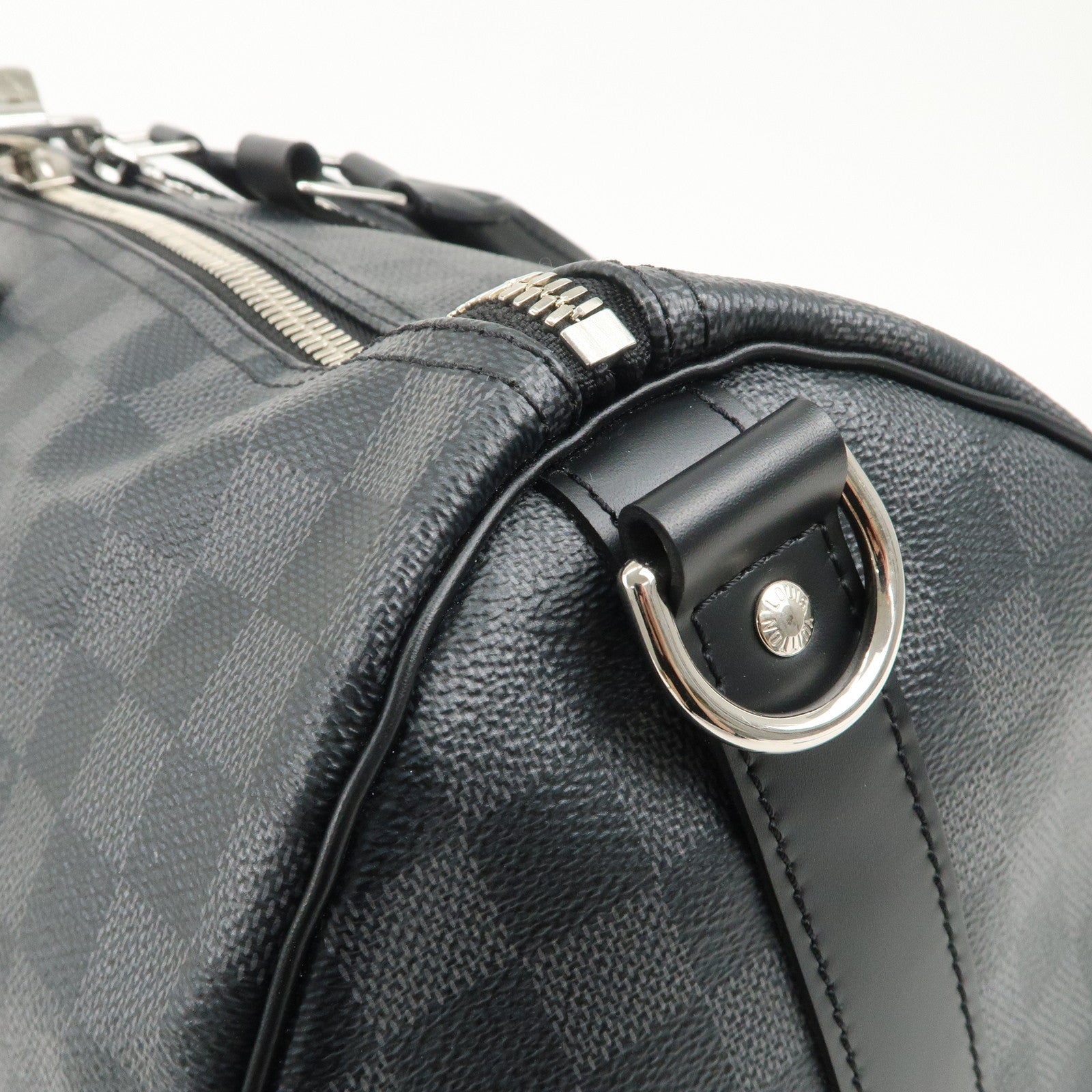 Louis Vuitton Damier Graphite Keepall Bandouliere 45 N41418 Used