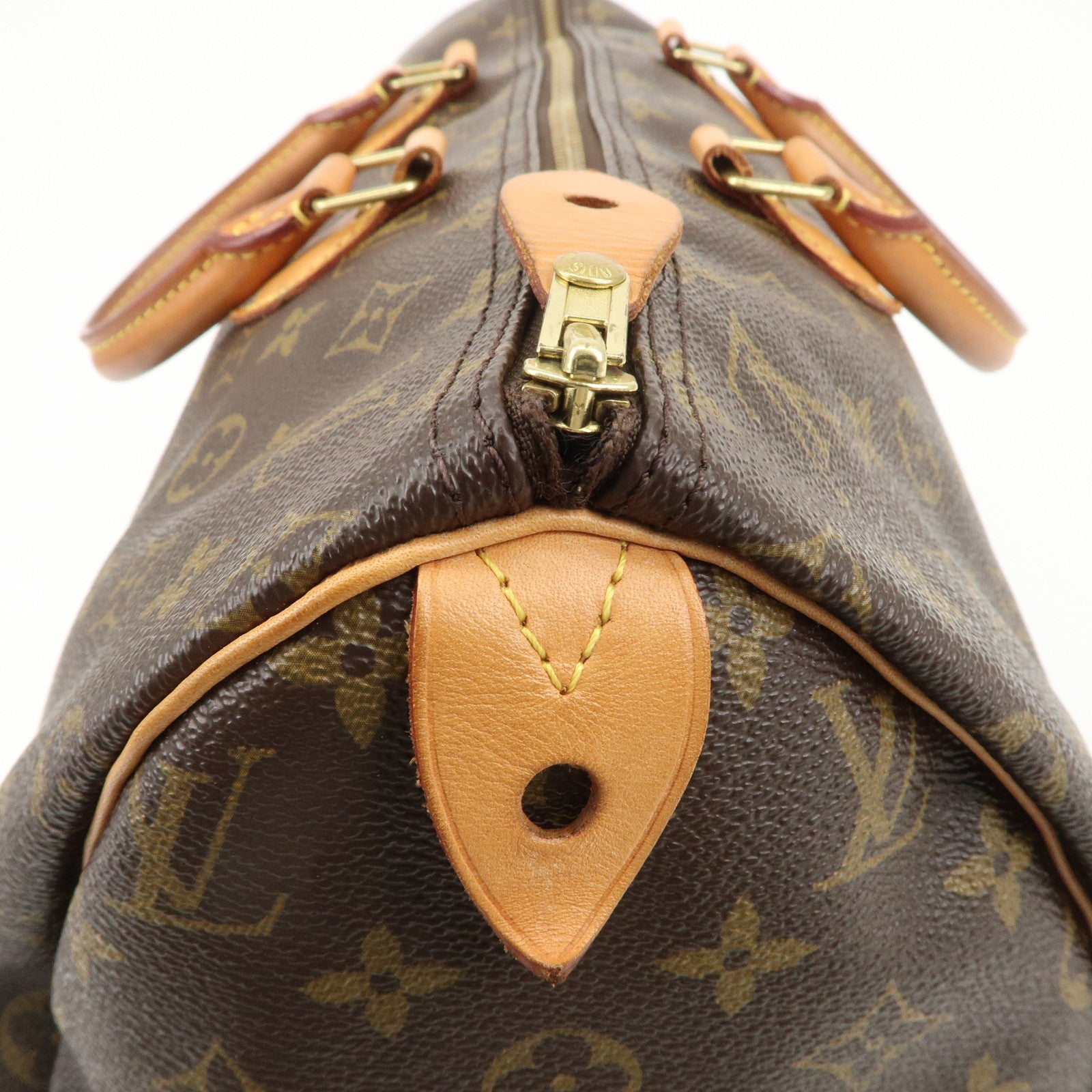 Louis Vuitton Monogram Speedy 40 Hand Bag Boston Bag M41522 Used