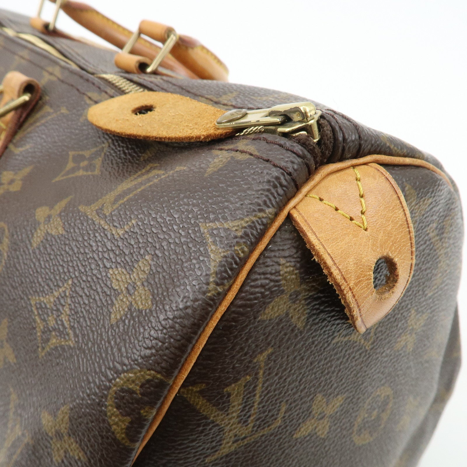 Louis Vuitton Monogram Speedy 40 Hand Bag Boston Bag M41522 Used