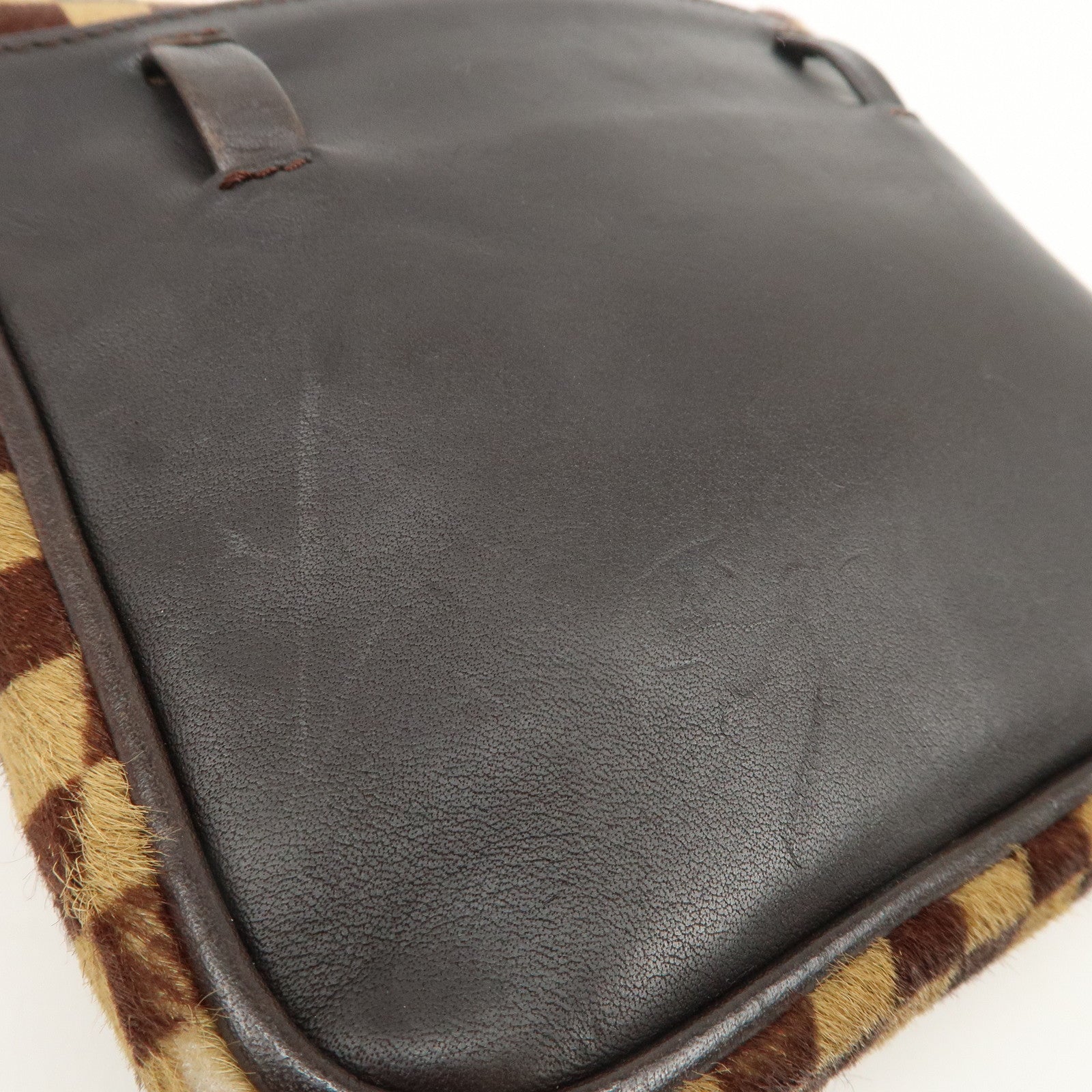 Louis Vuitton Damier Sauvage Gazelle Beige Shoulder Bag M92130 Used