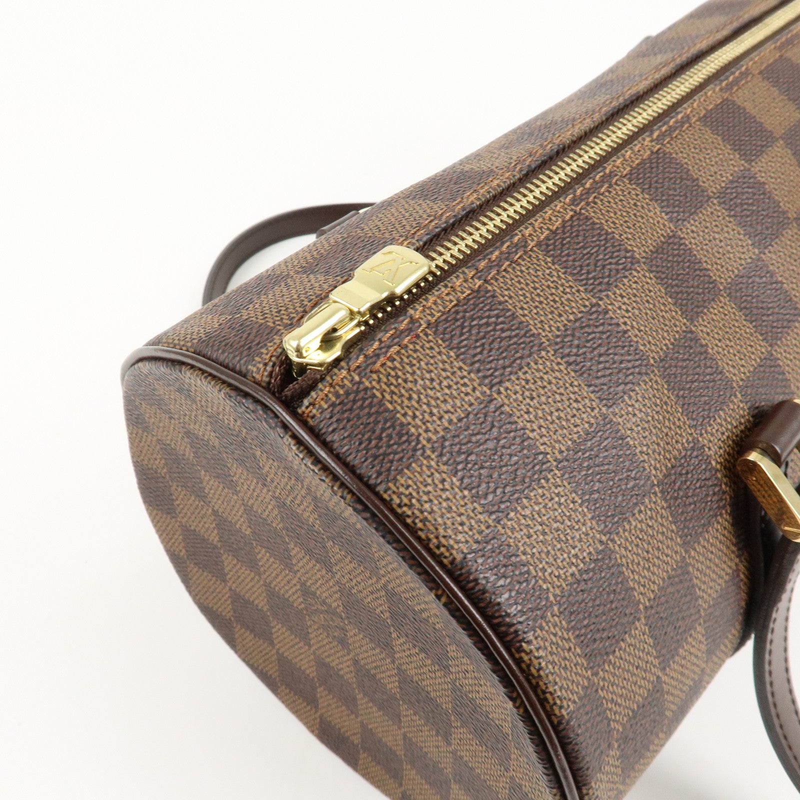 Louis Vuitton Damier Papillon 30 Hand Bag Damier Ebene N51303 Used