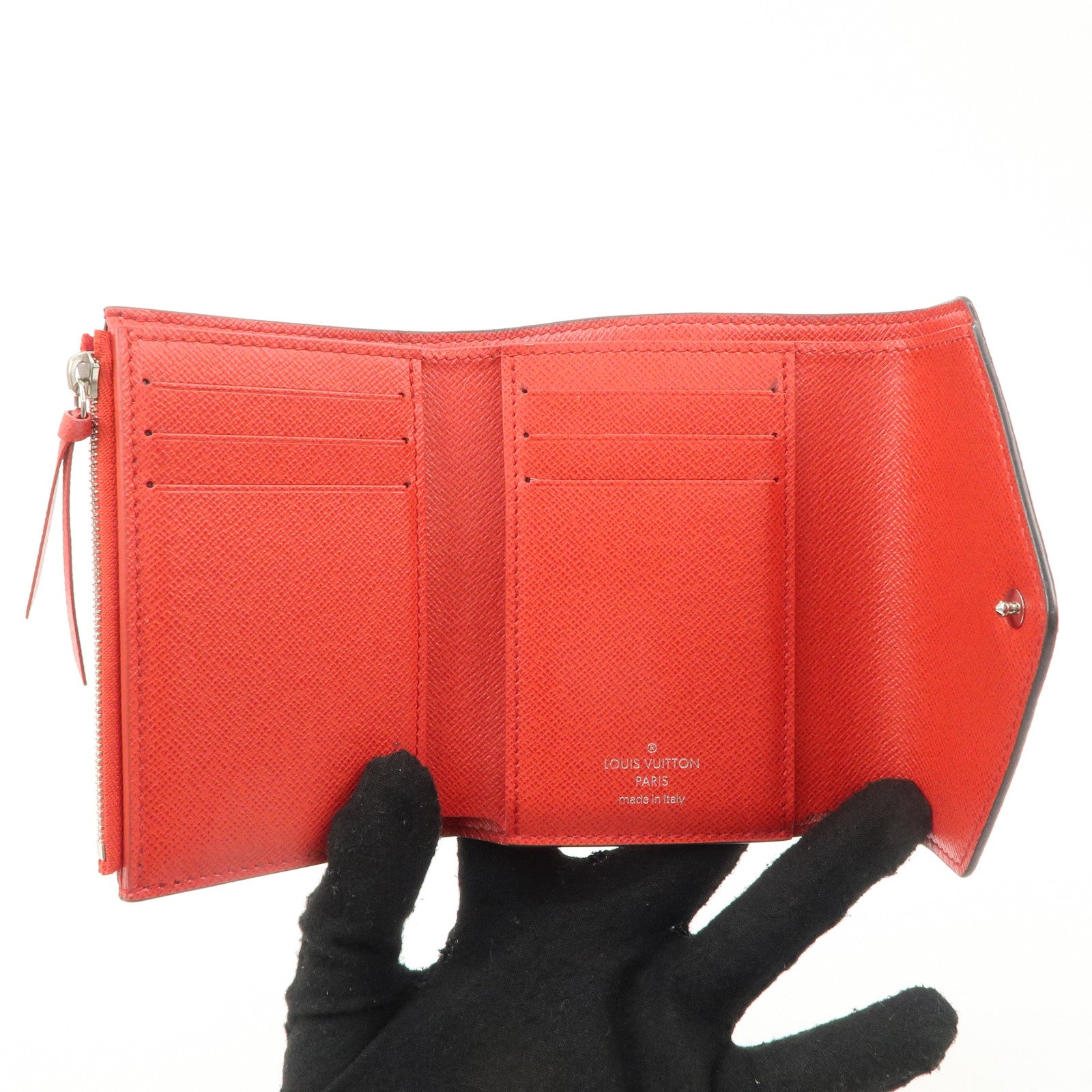 Louis Vuitton Escal Portefeuille Victorine Wallet Rouge M68842 Used