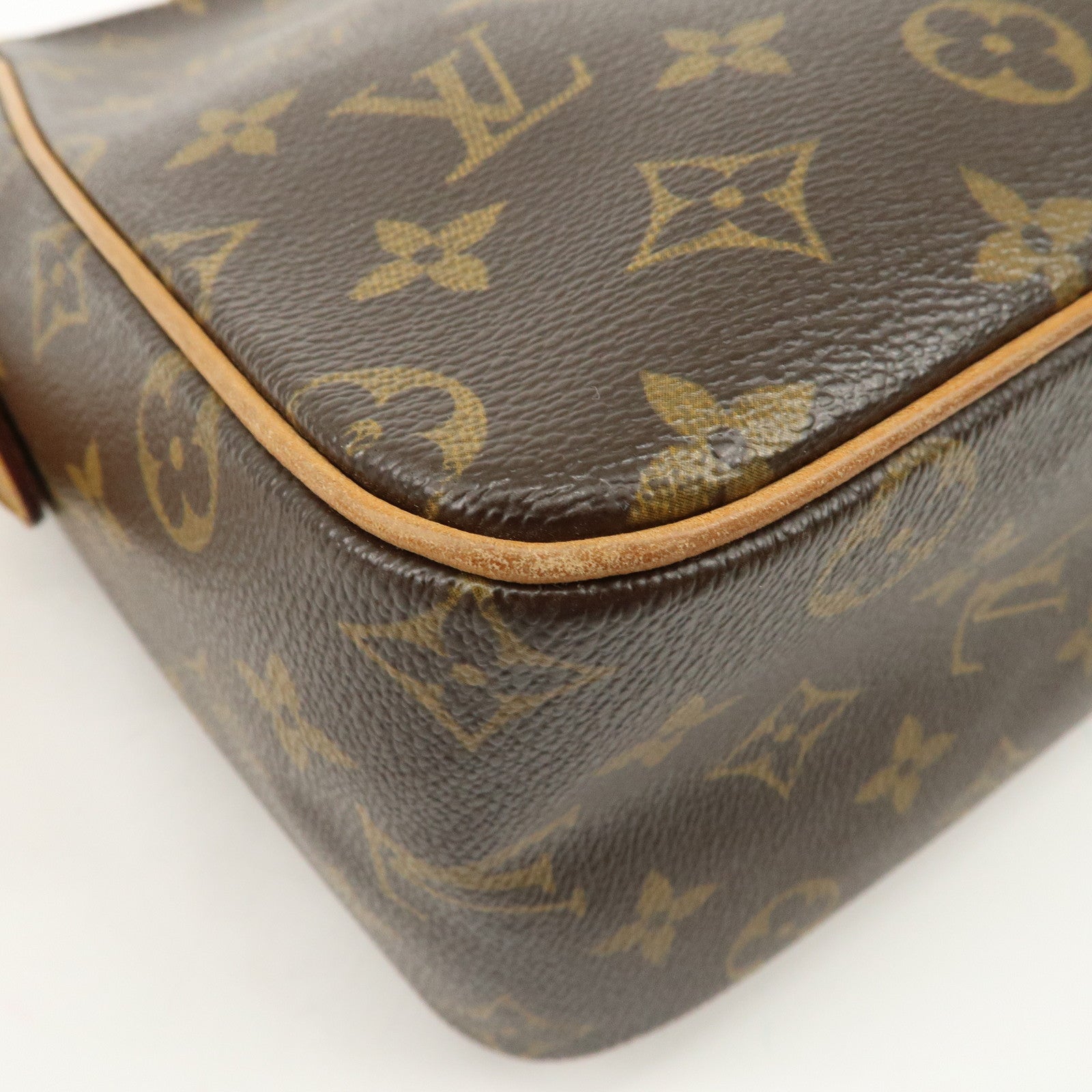 Louis Vuitton Monogram Viva Cite GM Shoulder Bag FA Engraved M51163Used F/S Used