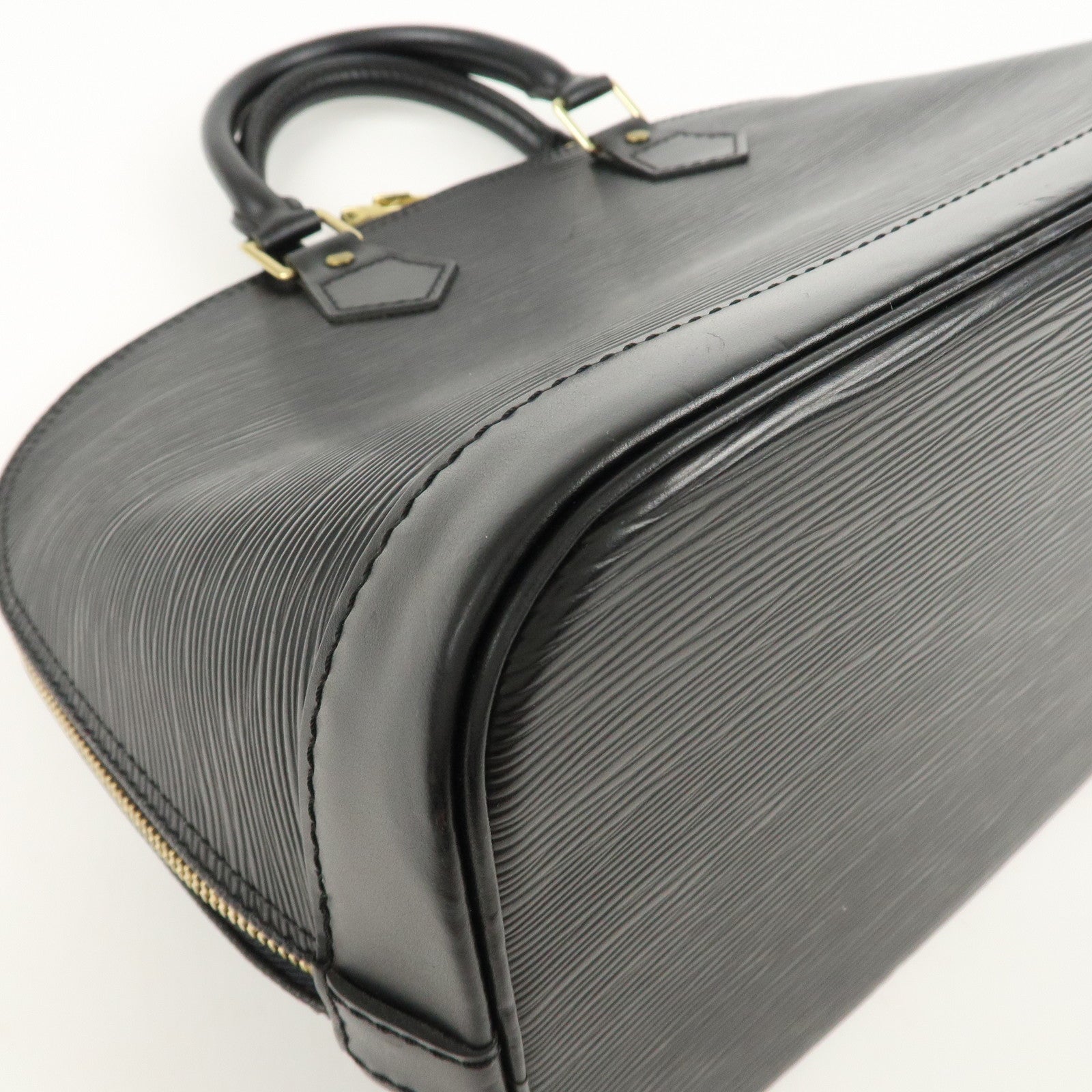 Louis Vuitton Epi Alma Hand Bag Noir Black M52142 Used