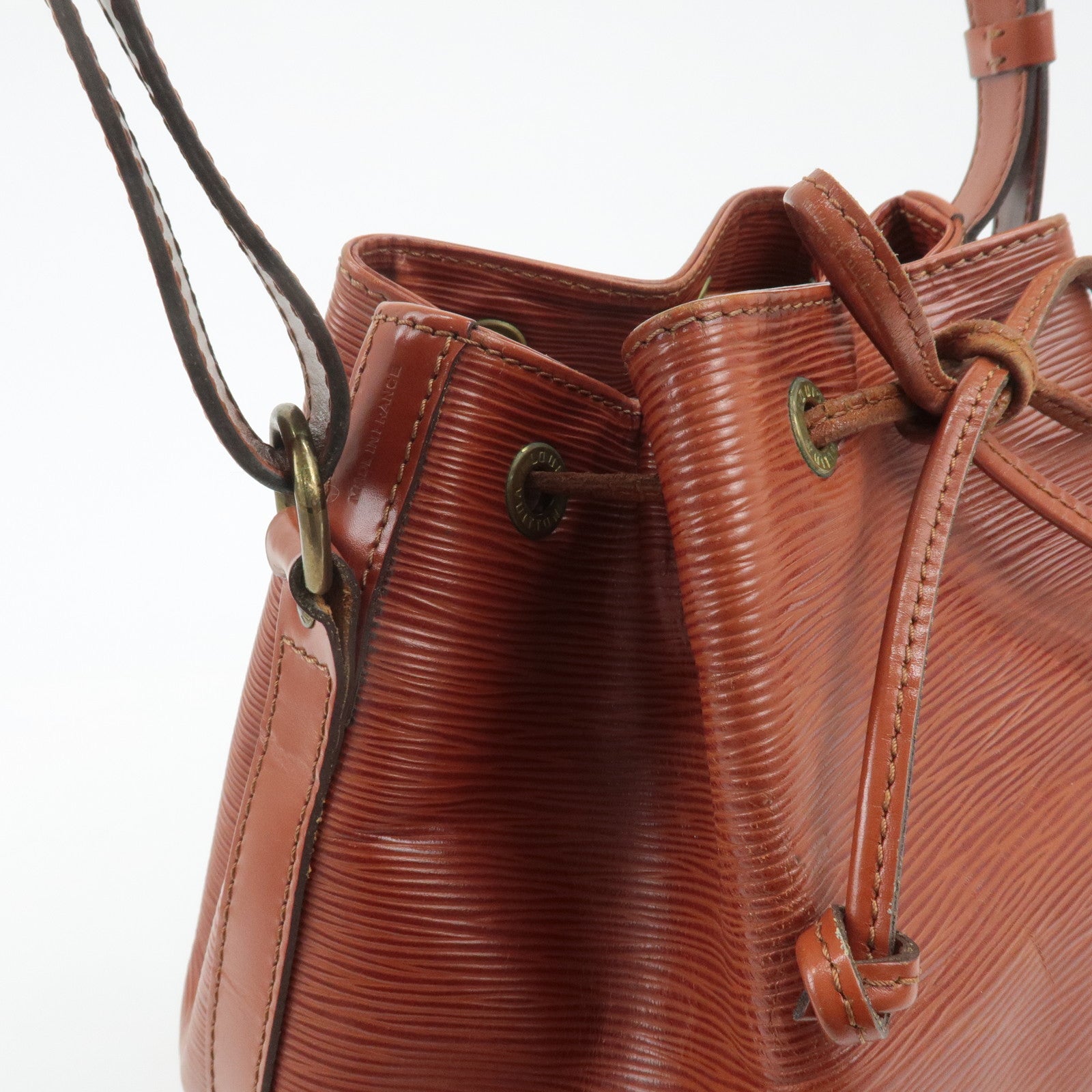 Louis Vuitton Epi Petit Noe Shoulder Bag Kenya Brown M44103 Used