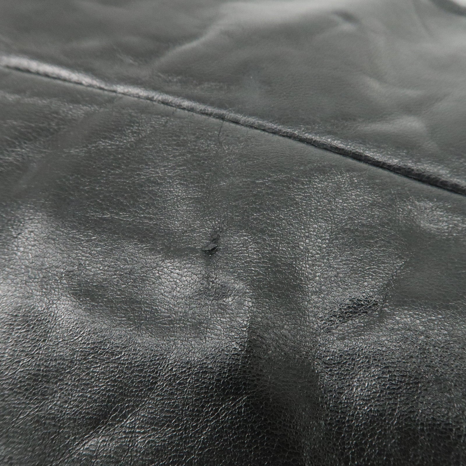 CHANEL COCO Cocoon Lamb Skin Tote Bag Shoulder Bag MM Black A47107 Used