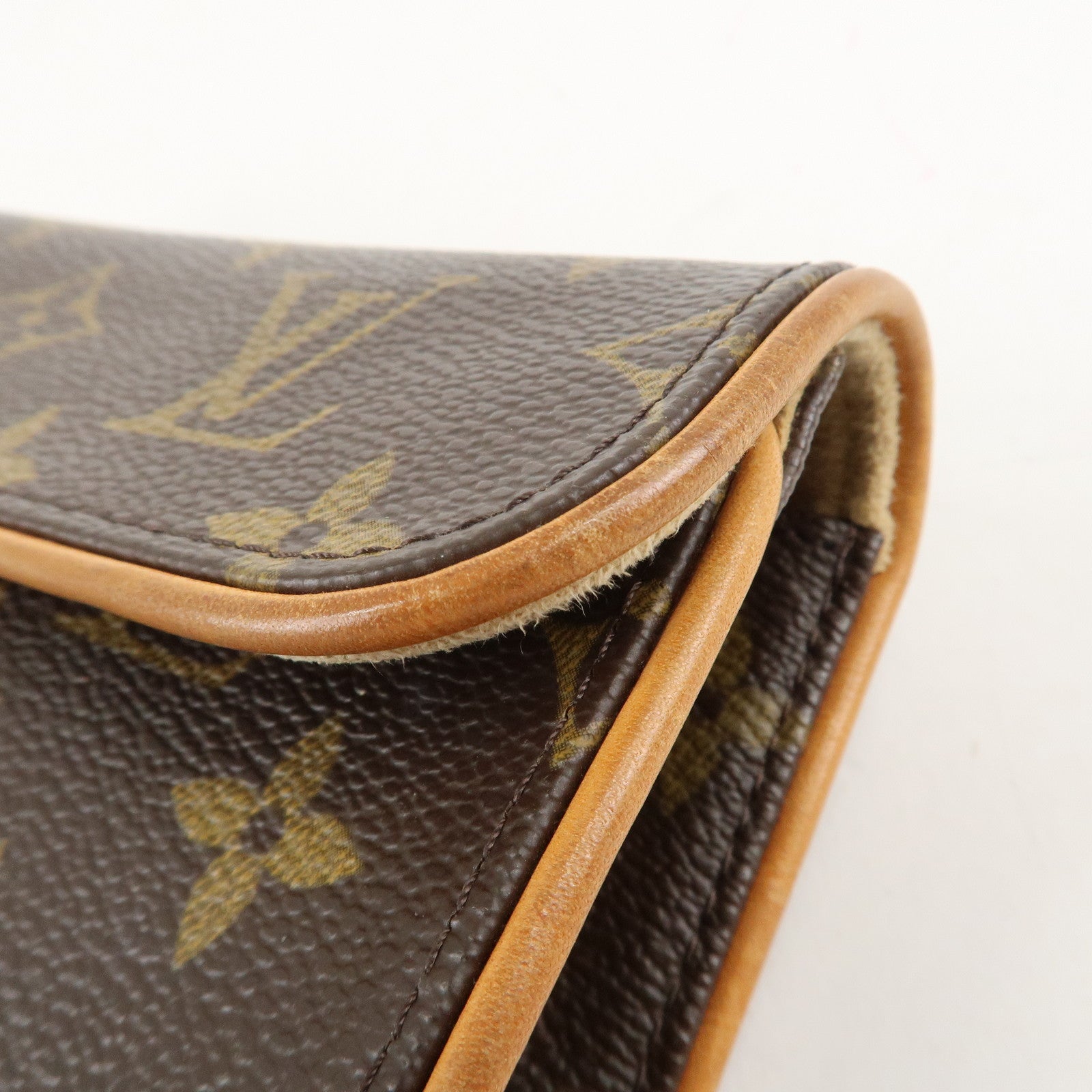 Louis Vuitton Monogram Pochette Florentine Waist Bag BeltXS M51855 Used