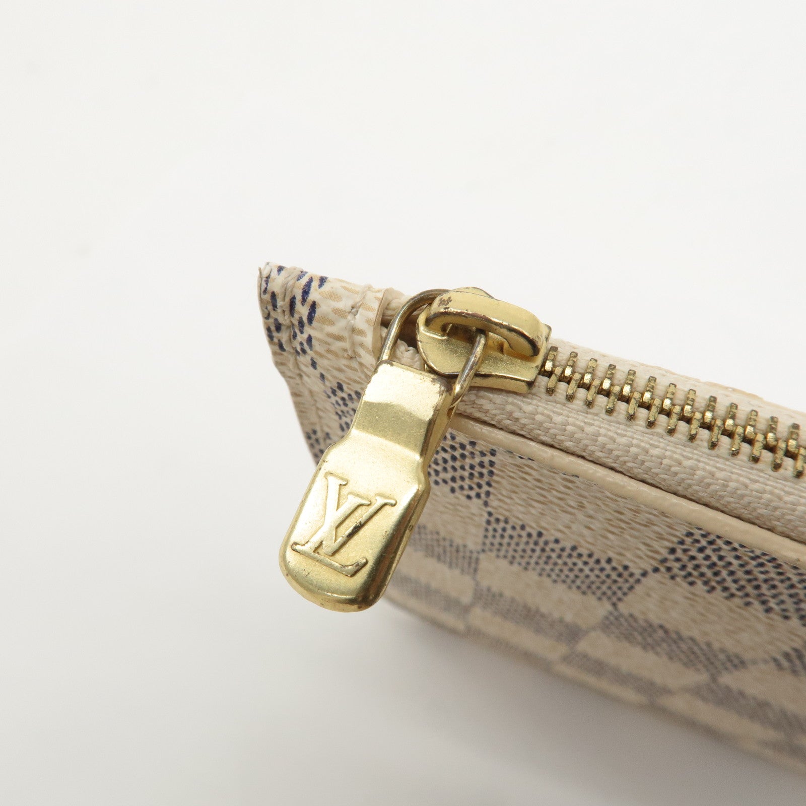Louis Vuitton Damier Azur Mini Pouch for Neverfull PM Used