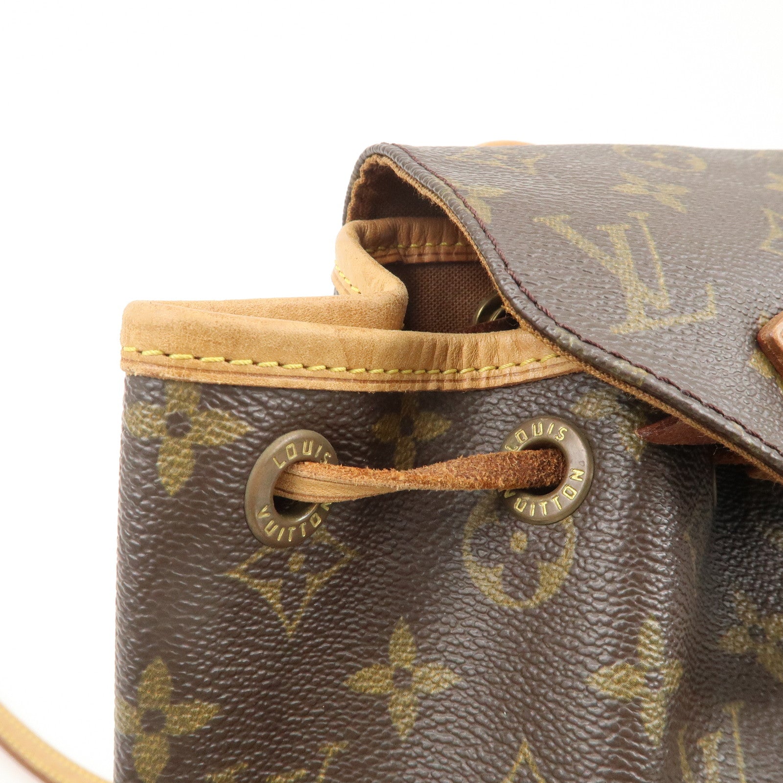 Louis Vuitton Monogram Mini Montsouris Back Pack Bag M51137 Used