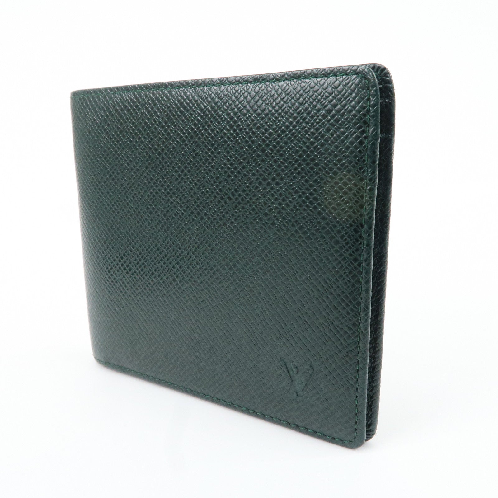 Louis Vuitton Taiga Set of 2 Wallet Coin Case Epicea M30374 M3046P Used